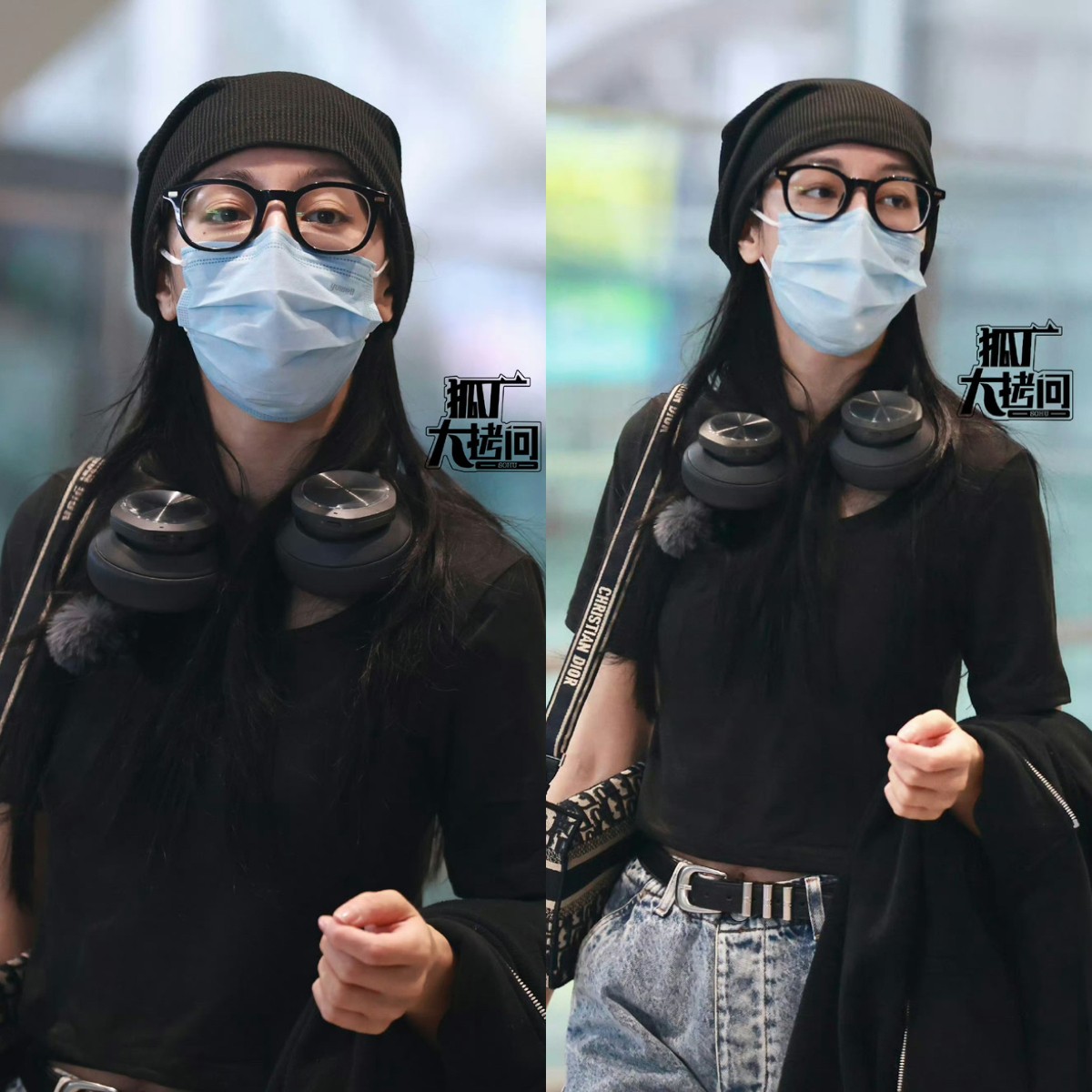 Địch Lệ Nhiệt Ba xuất phát ghi hình cho 'Hoa Tỷ Đệ' mùa 5, đánh dấu màn comeback với show giải trí sau 4 năm.