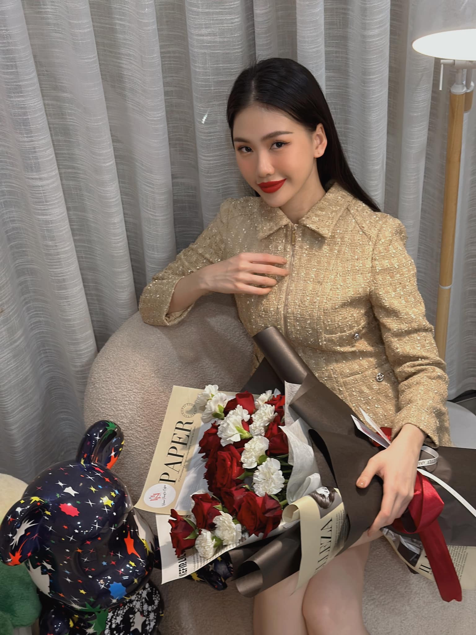 Cận cảnh nhan sắc đời thường xinh như thiên thần của Miss Universe Vietnam 2023 Bùi Quỳnh Hoa - Ảnh 4