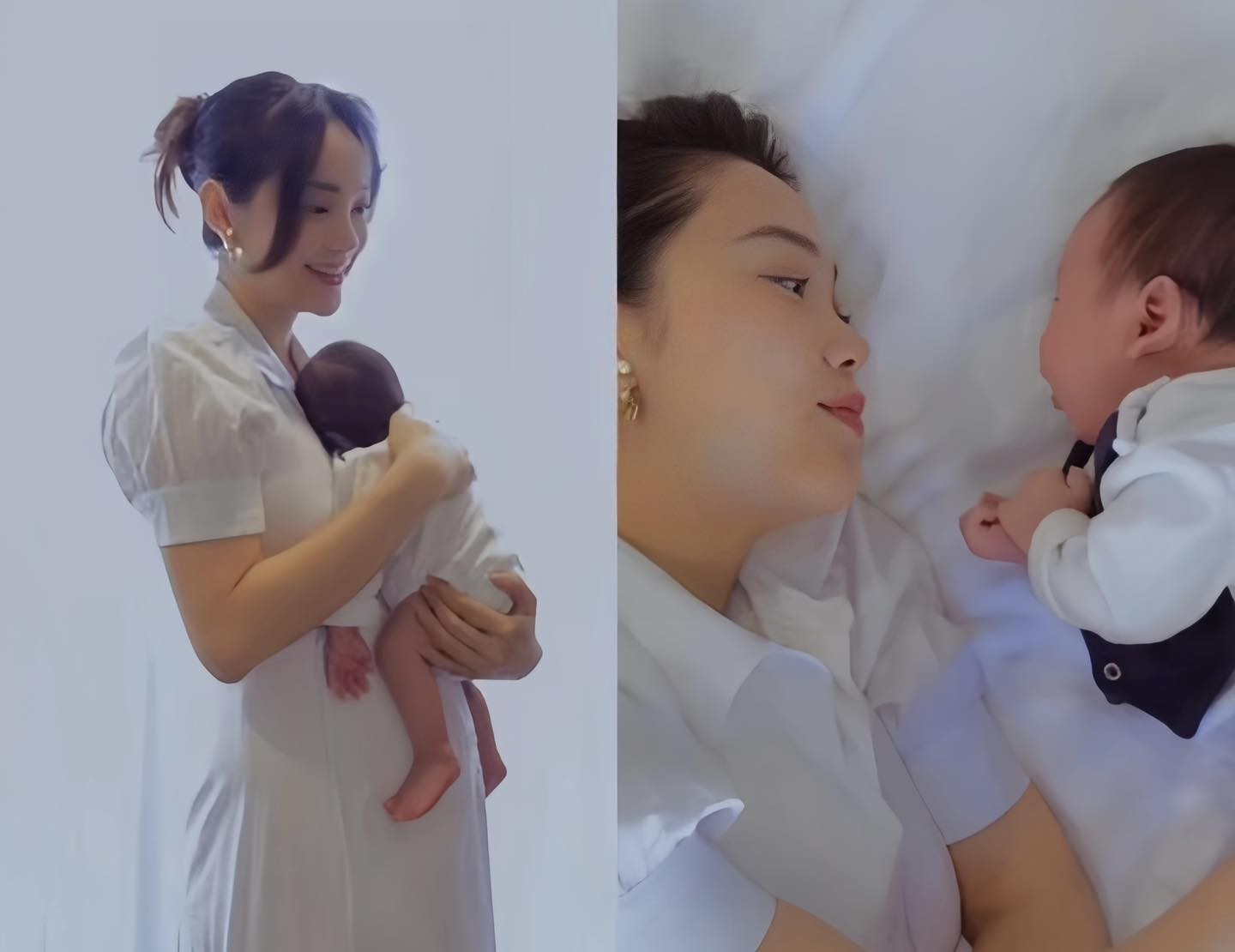 Minh Hằng cho biết bị stress sau khi sinh quý tử