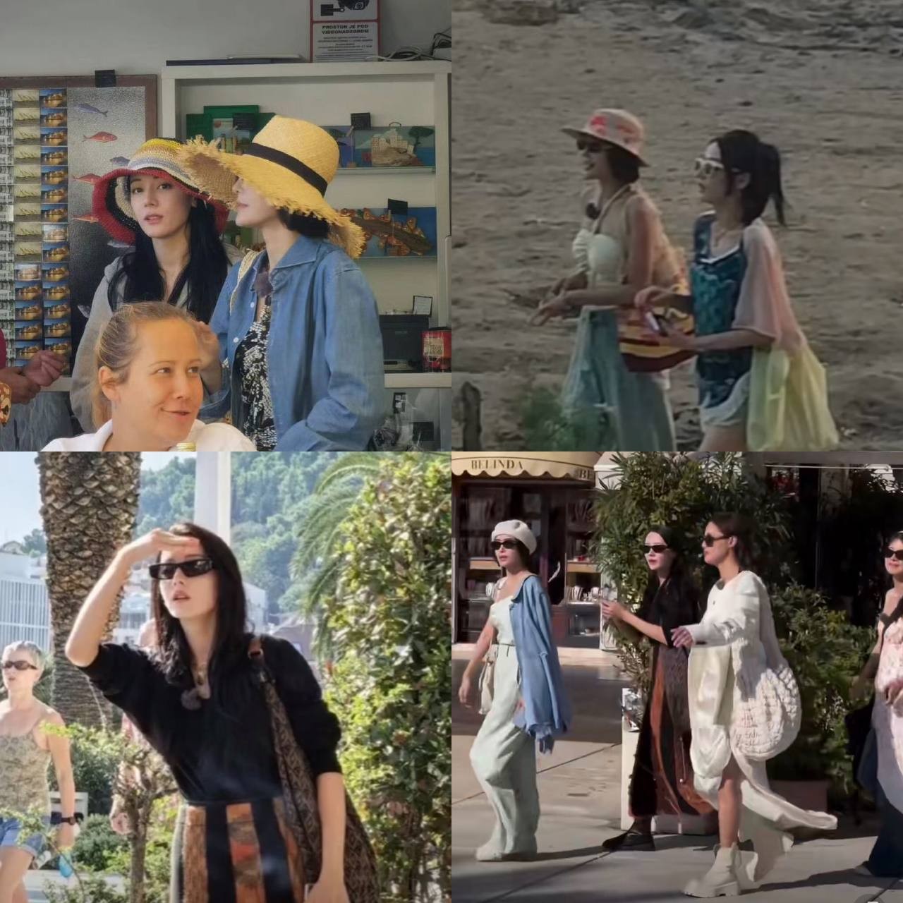 Địch Lệ Nhiệt Ba, Tần Lam,... ghi hình cho chương trình 'Hoa Tỷ Đệ 5'. Theo lời kể từ netizen, Địch Lệ Nhiệt Ba là người cuối cùng ở lại dọn sạch rác sau khi ghi hình. Hành động này của nữ diễn viên nhận được nhiều lời khen ngợi