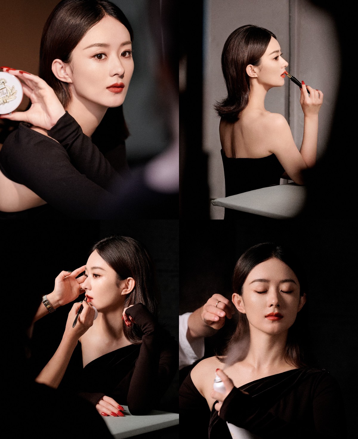 Triệu Lệ Dĩnh xinh đẹp, sang chảnh trong hậu trường chụp quảng cáo cho thương hiệu Christian Louboutin. Triệu Lệ Dĩnh xinh đẹp, sang chảnh trong hậu trường chụp quảng cáo cho thương hiệu Christian Louboutin.