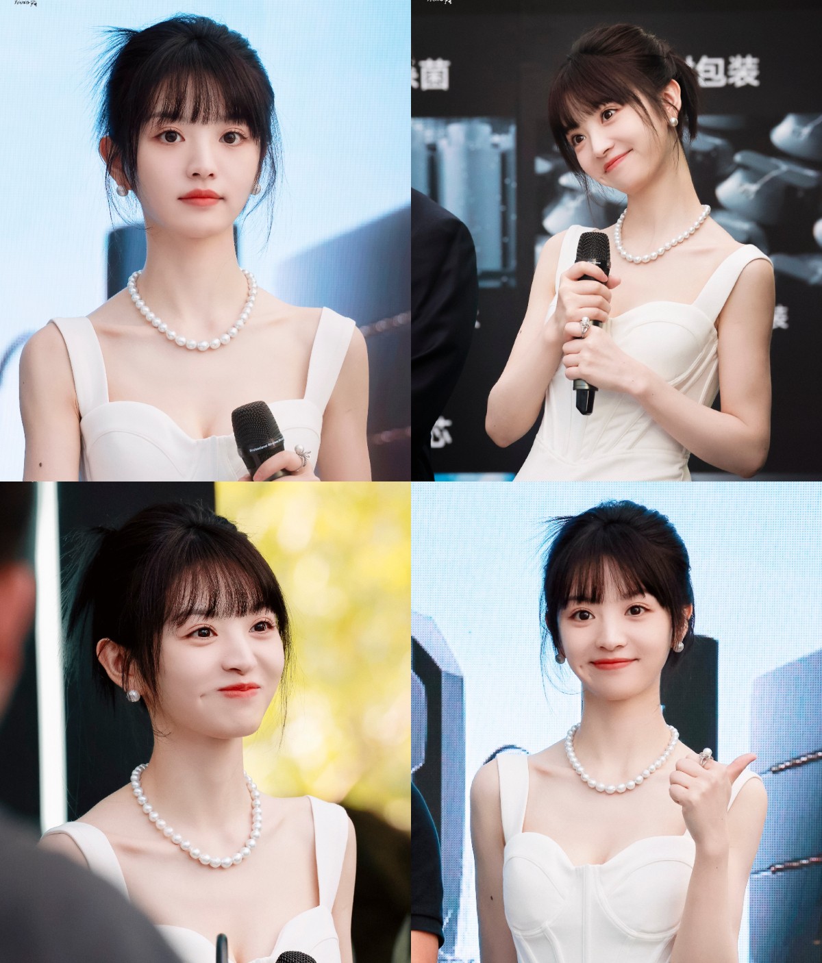 Điền Hi Vi xinh đẹp tại sự kiện của thương hiệu Viomi với tư cách là người đại diện toàn cầu.