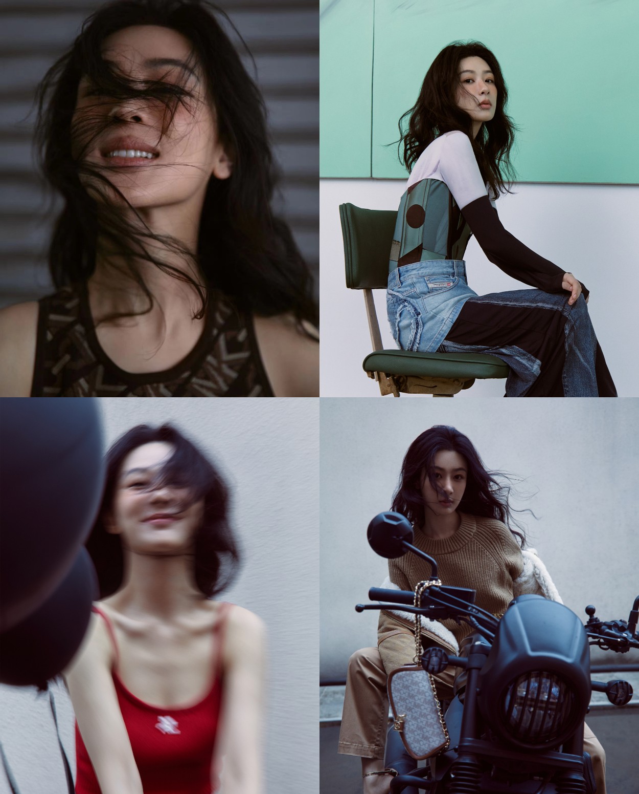 Dương Tử với style phóng khoáng trên tạp chí Nylon số tháng 10.