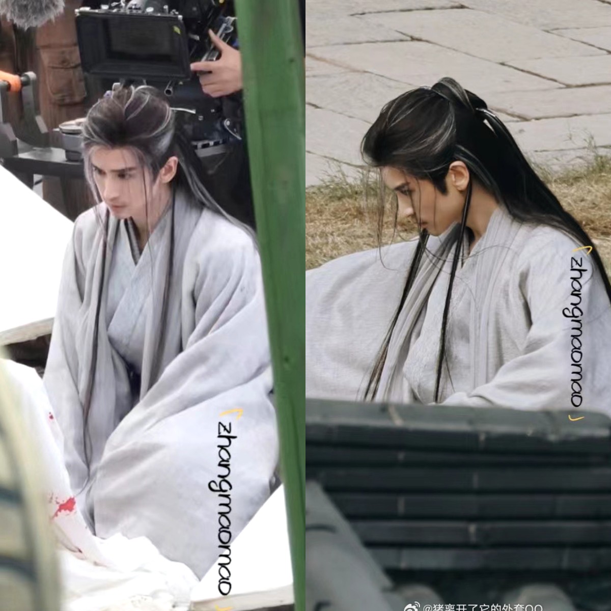 Trương Vân Long trên phim trường 'Hồ Yêu Tiểu Hồng Nương: Trúc Nghiệp'.