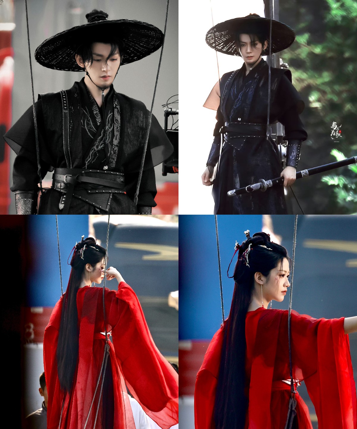 Đặng Vi và Hướng Hàm Chi trong phim mới 'Tiên Đài Hữu Thụ'.