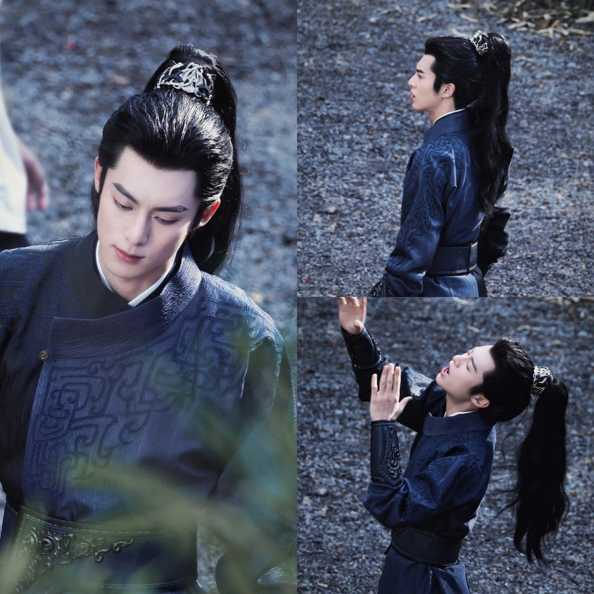 Vương Hạc Đệ trên phim trường 'Đại Phụng Đả Canh Nhân'.