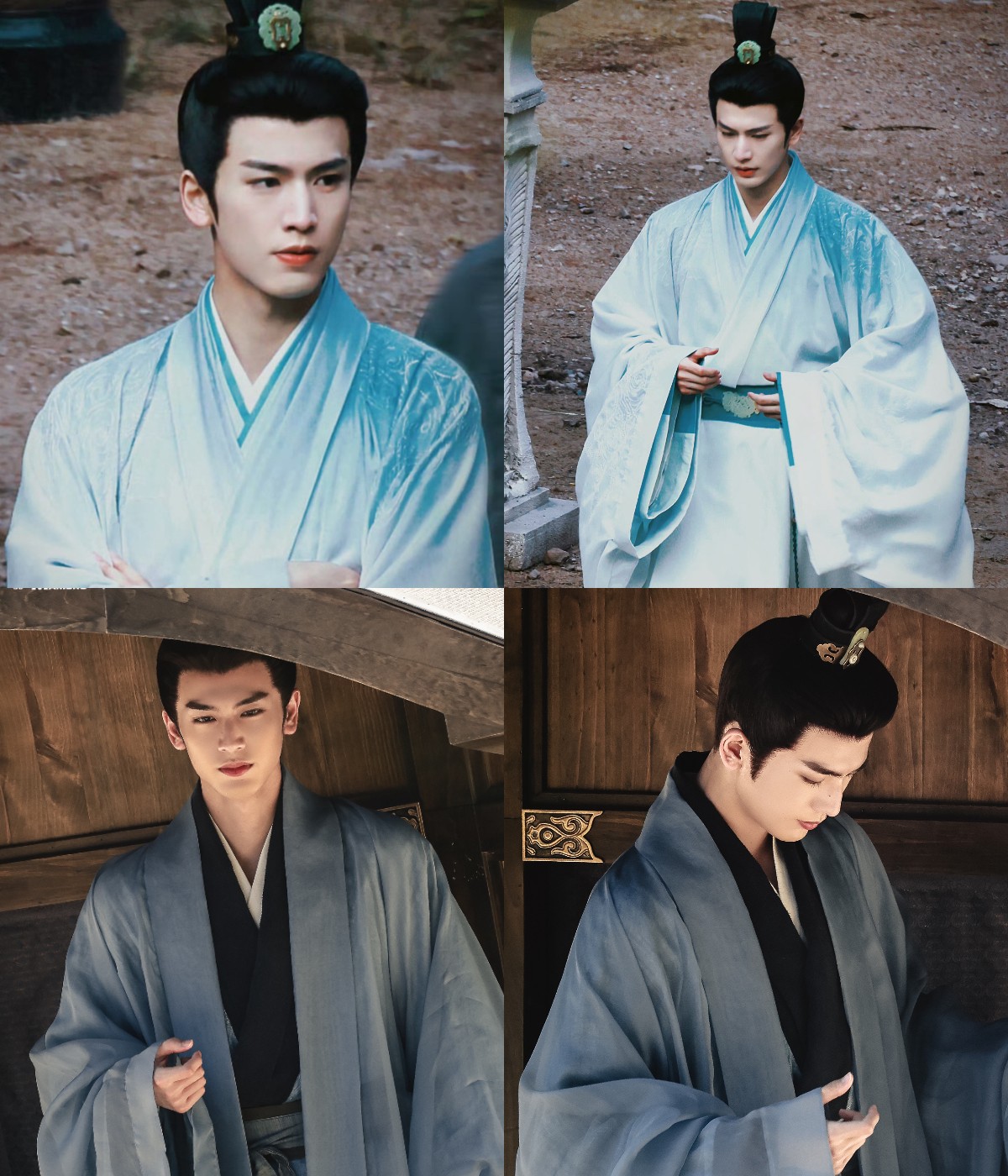 Trương Lăng Hách trên phim trường 'Độ Hoa Niên'.