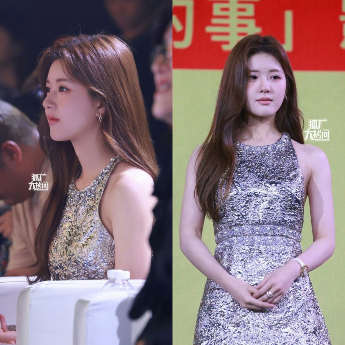 Hình ảnh chưa qua chỉnh sửa của Triệu Lộ Tư xuất hiện tại sự kiện của thương hiệu snack khoai tây Lay's.