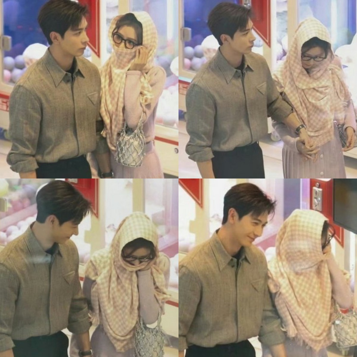 Trần Tinh Húc và Trương Dư Hi trong một cảnh quay của 'Lời Nói Dối Của Em Cũng Dễ Nghe'.