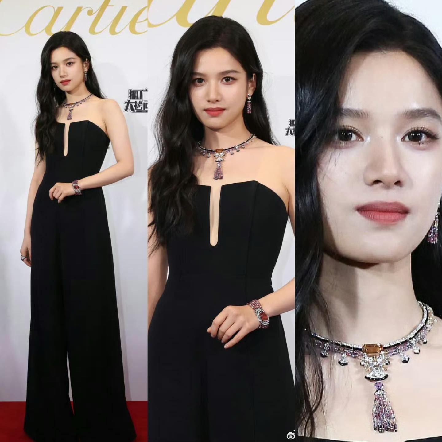 Ảnh cận mặt của Trương Tịnh Nghi trong sự kiện Cartier nhận được cơn mưa lời khen từ cư dân mạng