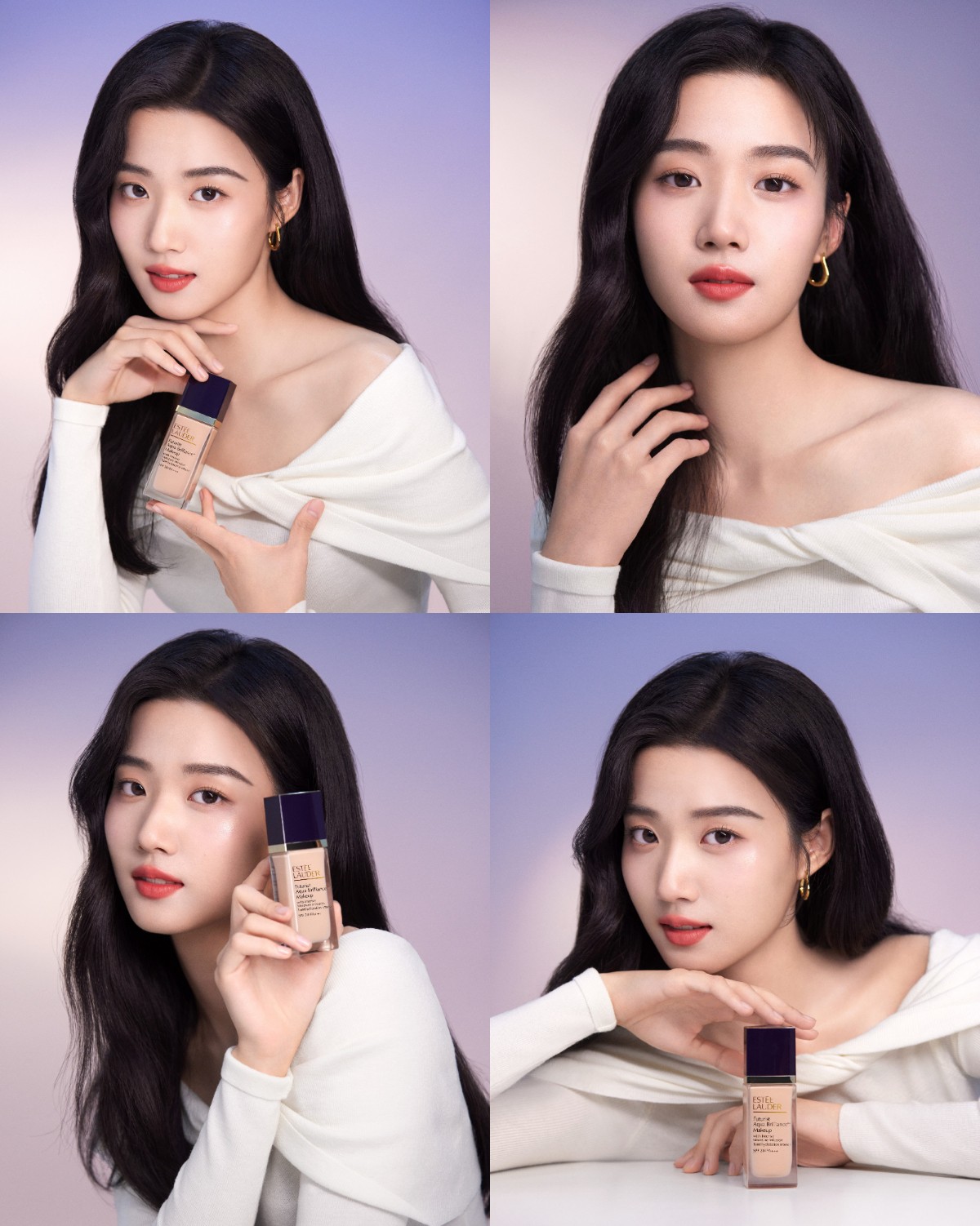 Lư Dục Hiểu tràn ngập vibe Hàn Quốc trong loạt ảnh quảng cáo mới cho thương hiệu Estee Lauder.