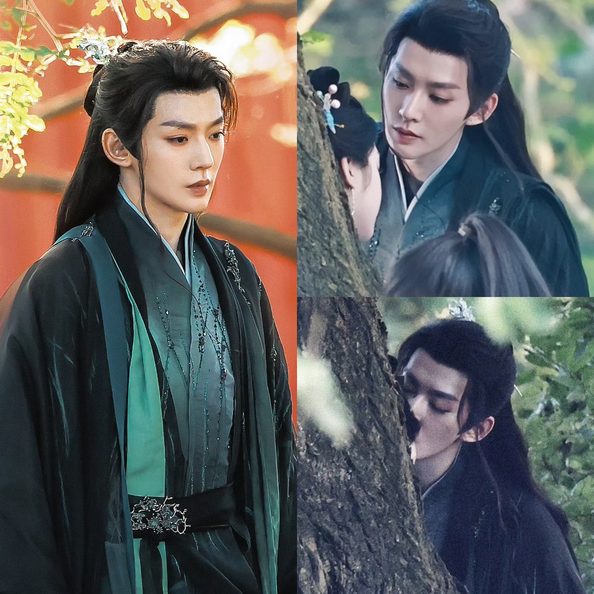 Tạo hình mới của Đặng Vi trên phim trường 'Tiên Đài Hữu Thụ'.