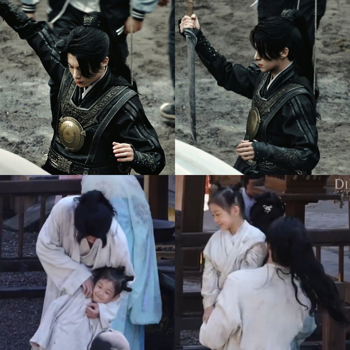 Vương Hạc Đệ trên phim trường 'Đại Phụng Đả Canh Nhân'.