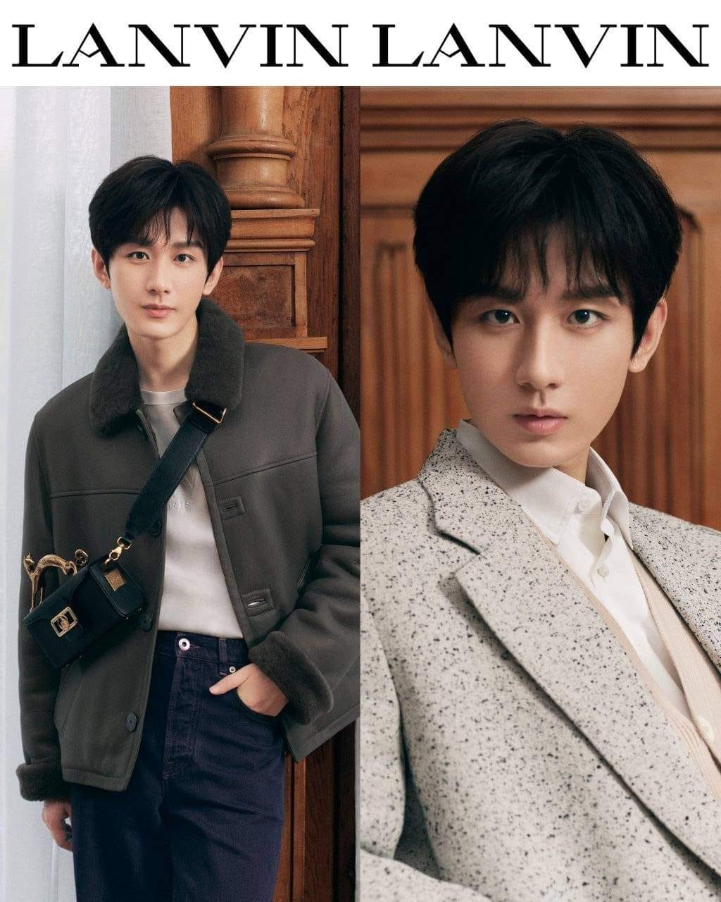 Thành Nghị thăng hạng tittle thành người đại diện toàn cầu của thương hiệu Lanvin.