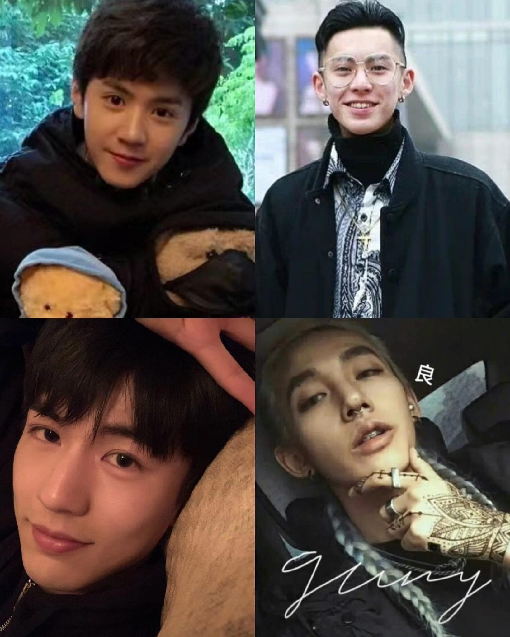 Ảnh quá khứ của 4 nam thần Trần Triết Viễn, Vương Hạc Đệ, Trương Lăng Hách, Đặng Vi khiến dân tình 'sốc tận óc'