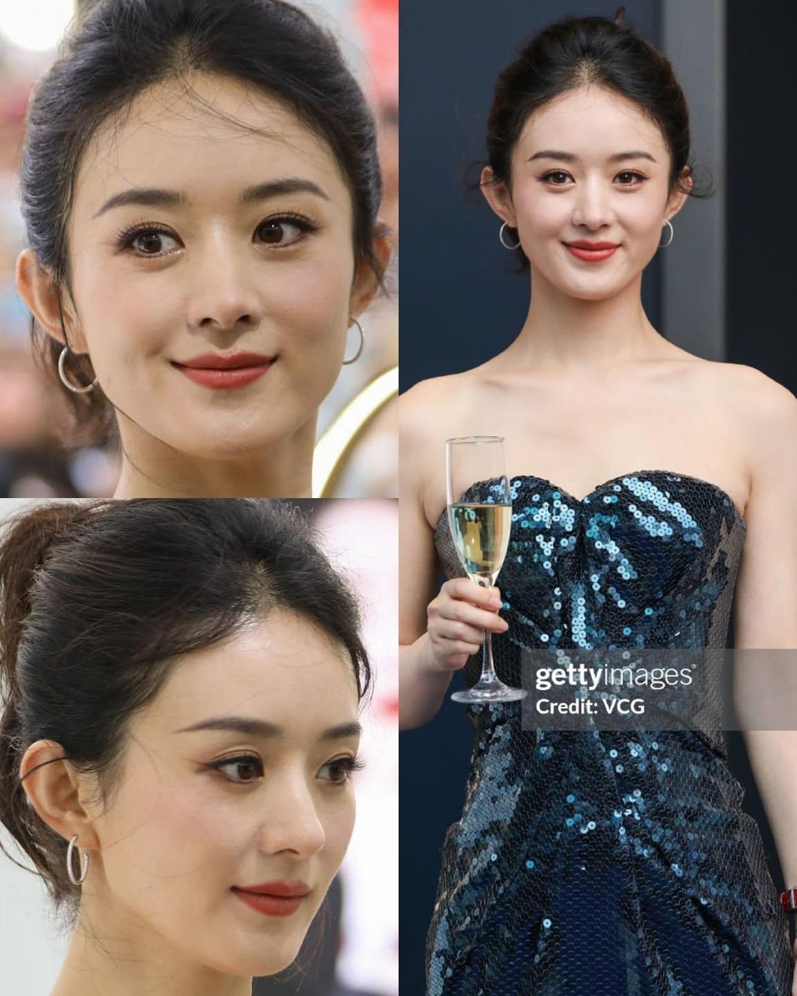 Nhan sắc Triệu Lệ Dĩnh trong ống kính camera thường của phóng viên