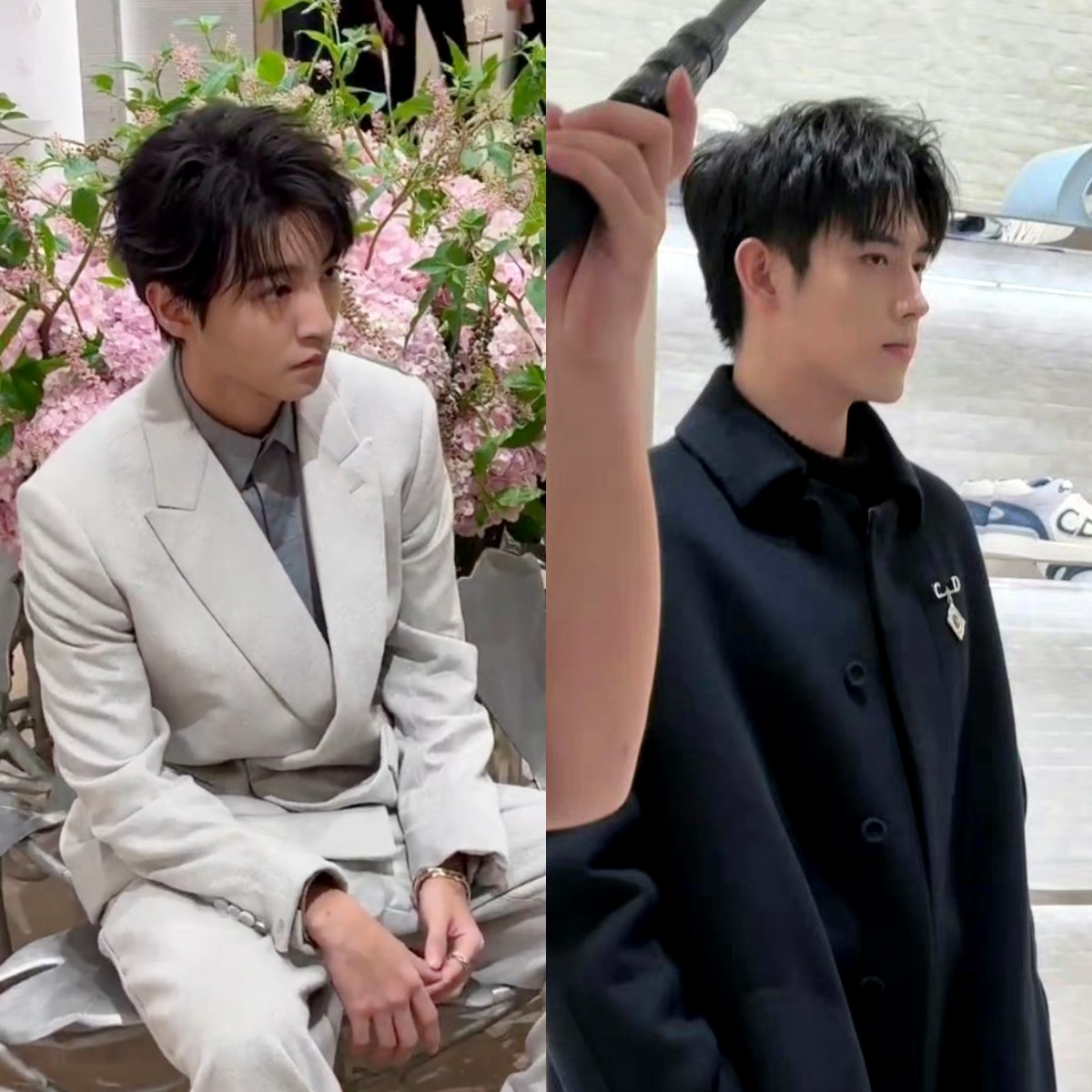 Vương Tuấn Khải và Trần Phi Vũ có mặt ở Thượng Hải để tham dự sự kiện của Dior.