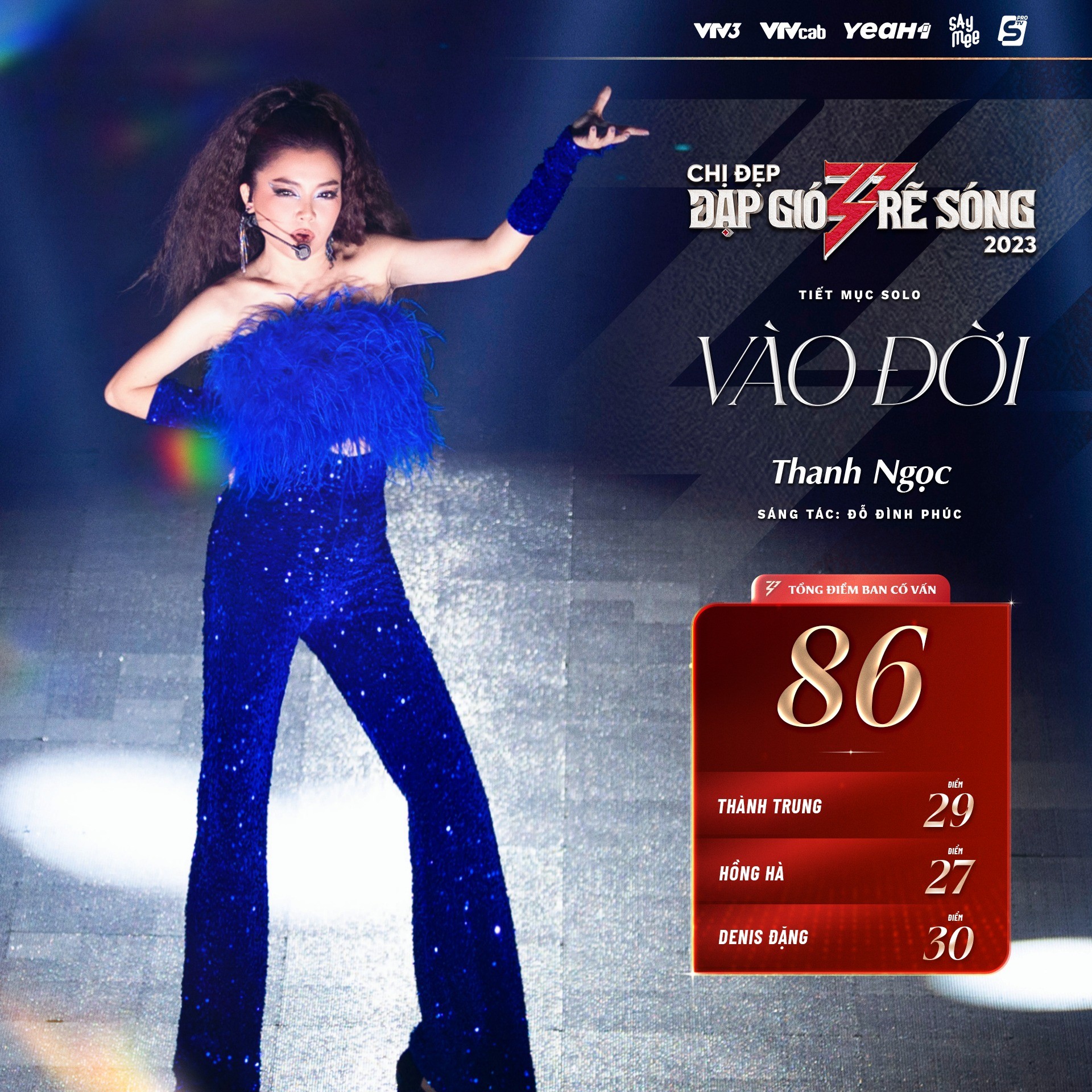 Tổng kết bảng điểm 14 tiết mục solo trong 'Chị Đẹp Đạp Gió Rẽ Sóng' tập 2 - Ảnh 6