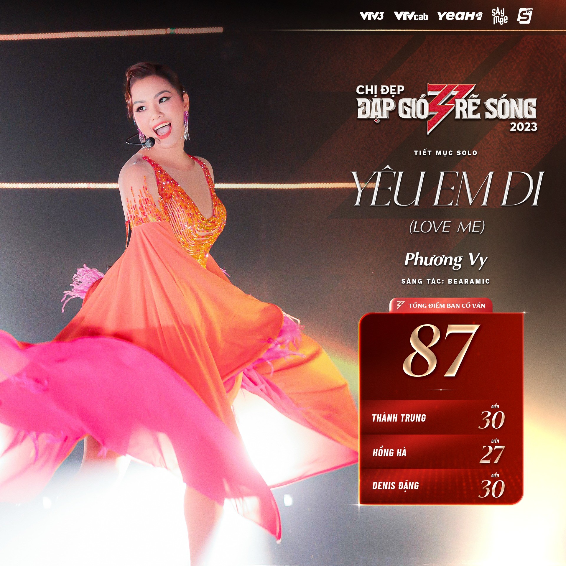 Tổng kết bảng điểm 14 tiết mục solo trong 'Chị Đẹp Đạp Gió Rẽ Sóng' tập 2 - Ảnh 5