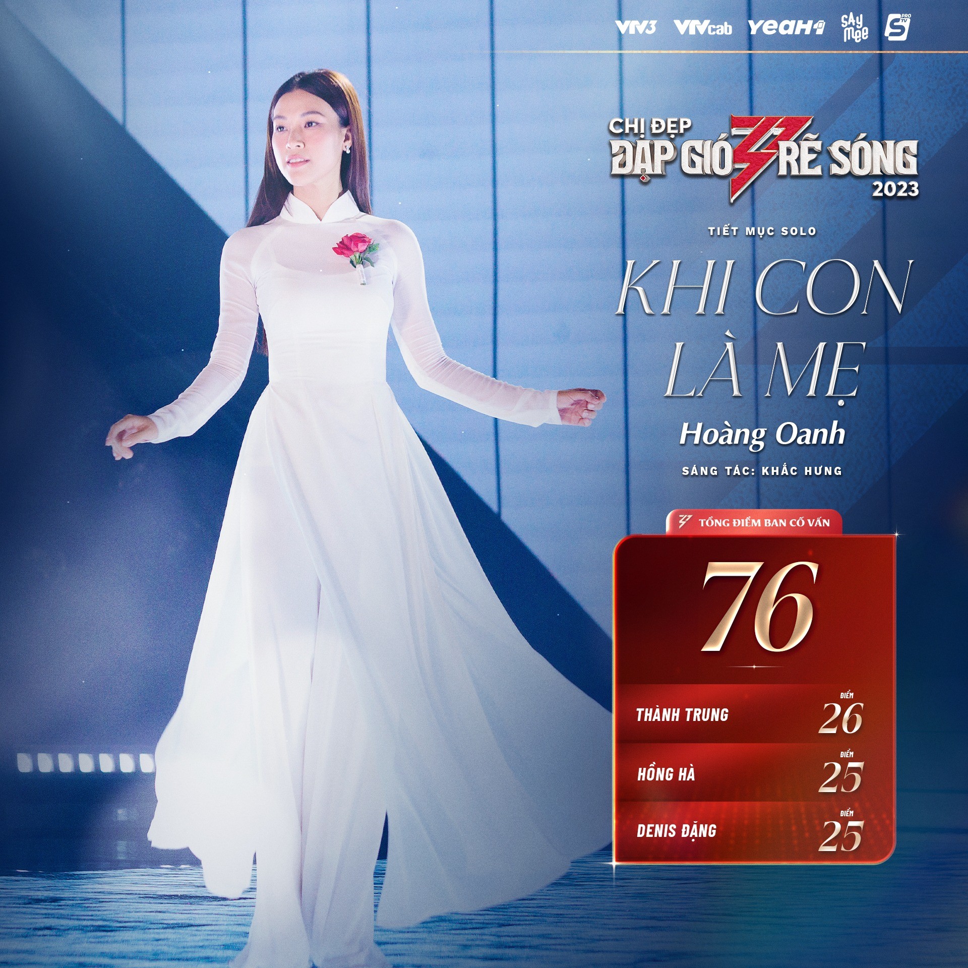 Tổng kết bảng điểm 14 tiết mục solo trong 'Chị Đẹp Đạp Gió Rẽ Sóng' tập 2 - Ảnh 13