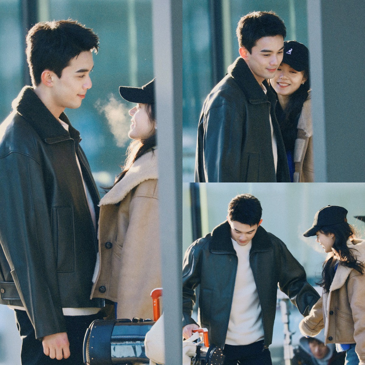 Ngô Lỗi và Triệu Kim Mạch trong một cảnh quay của phim 'Giữa Cơn Bão Tuyết'.