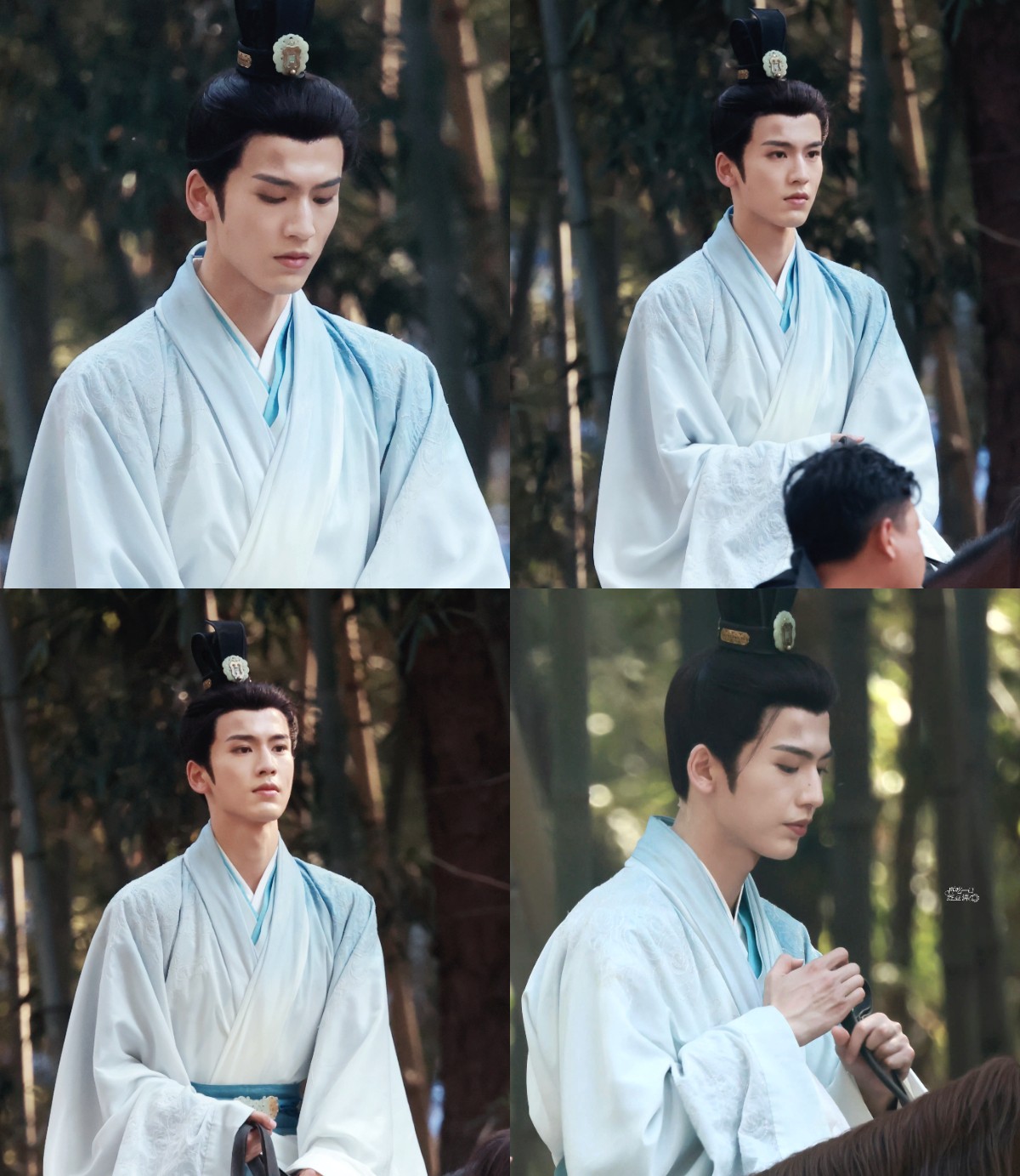 Trương Lăng Hách trên phim trường 'Độ Hoa Niên'.