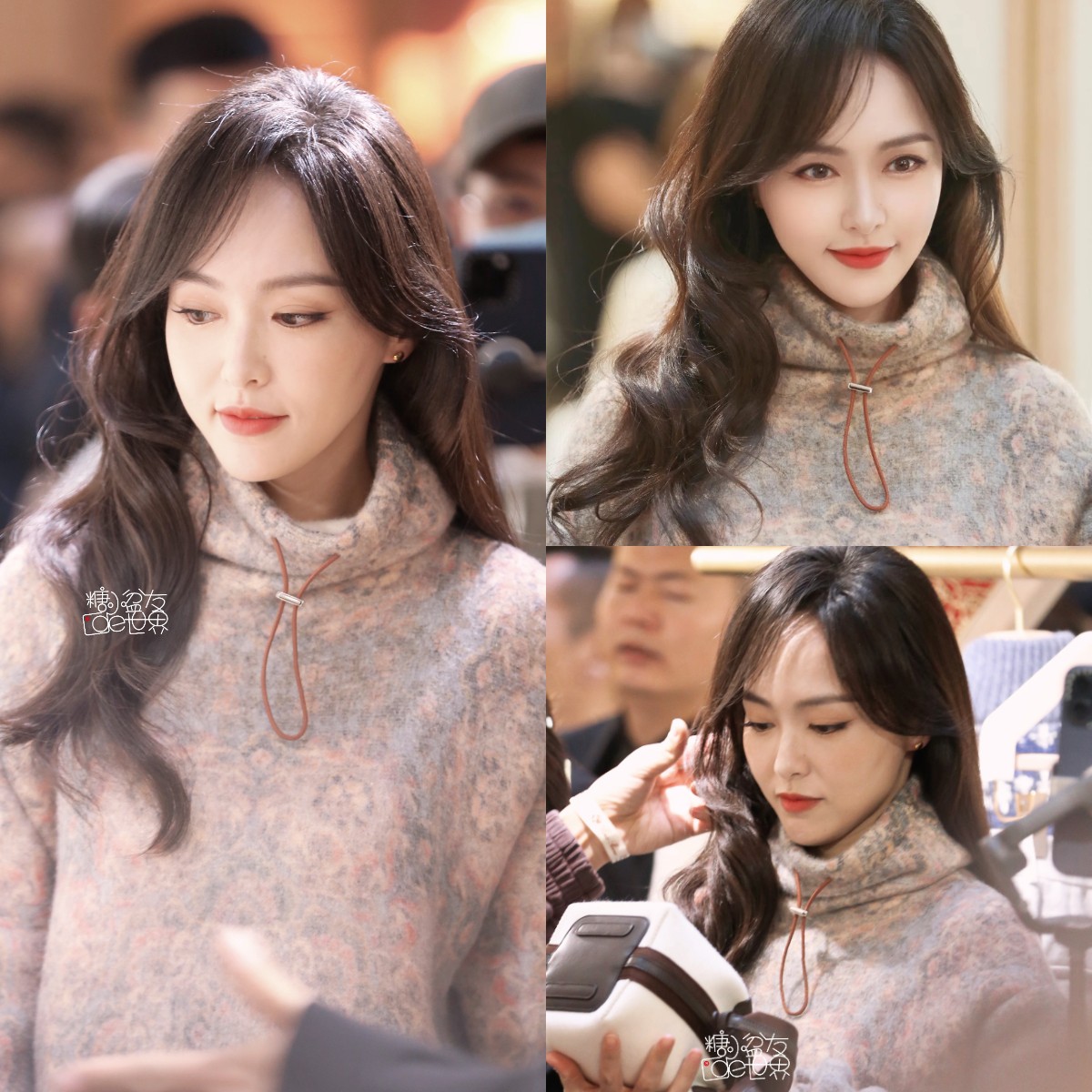 Đường Yên xinh đẹp có mặt tại Nam Kinh để tham dự sự kiện của thương hiệu Loro Piana chiều nay.