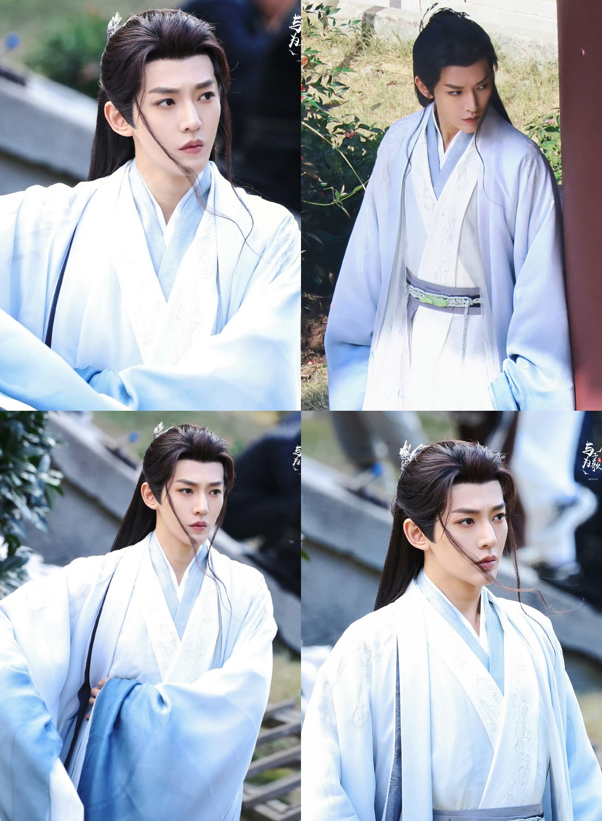 Đặng Vi trên phim trường 'Tiên Đài Hữu Thụ'.