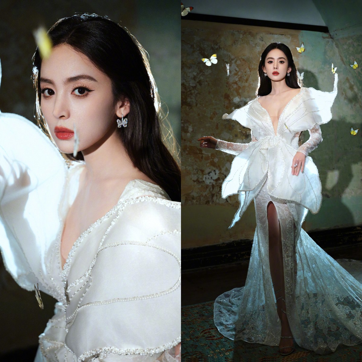 Cổ Lực Na Trát lại gây sốc visual với tạo hình tham dự sự kiện của Vogue.