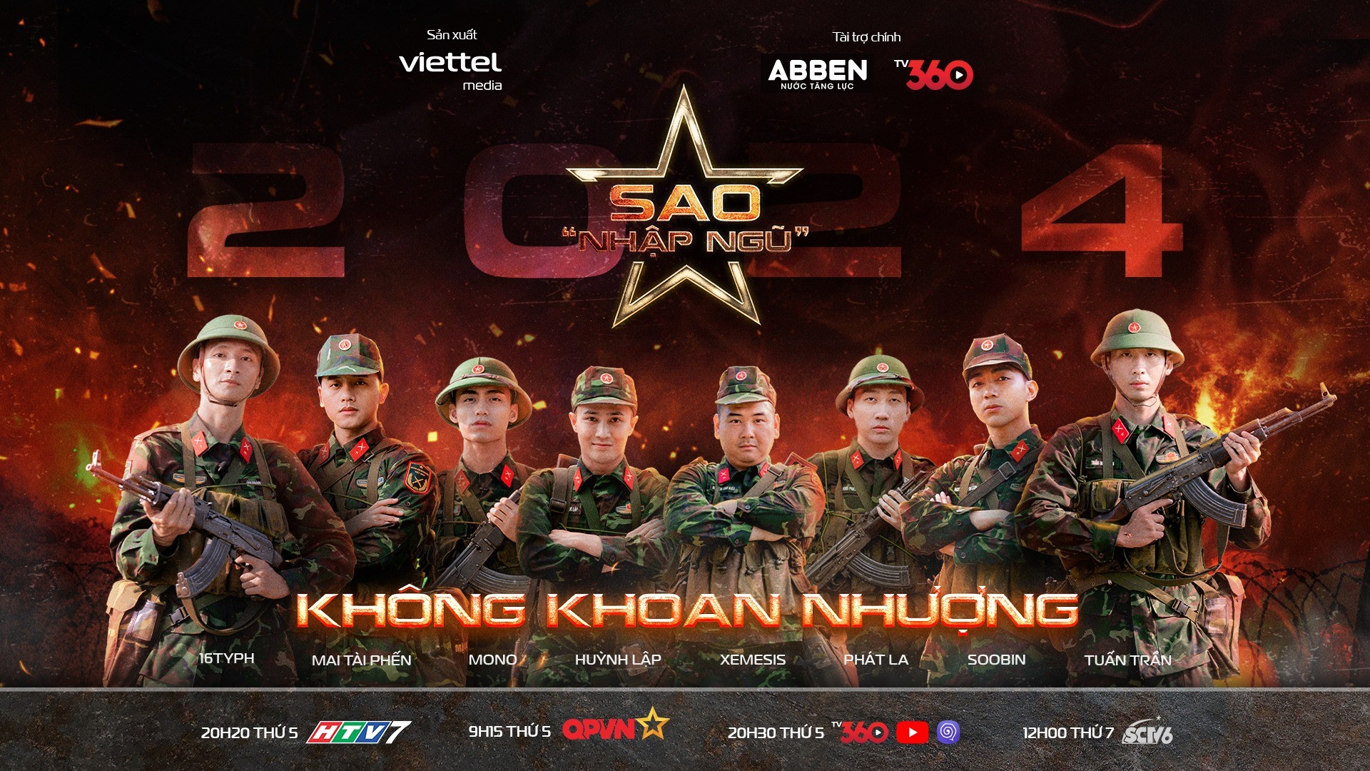 Sao Nhập Ngũ xác nhận dàn cast mùa mới nhất gồm: MONO, Soobin, Phát La, Mai Tài Phến, 16 Typh, Tuấn Trần, Huỳnh Lập, streamer Xemesis Sao Nhập Ngũ xác nhận dàn cast mùa mới nhất gồm: MONO, Soobin, Phát La, Mai Tài Phến, 16 Typh, Tuấn Trần, Huỳnh Lập, streamer Xemesis