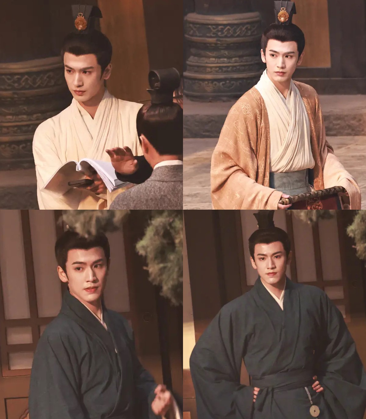 Trương Lăng Hách trên phim trường 'Độ Hoa Niên'.