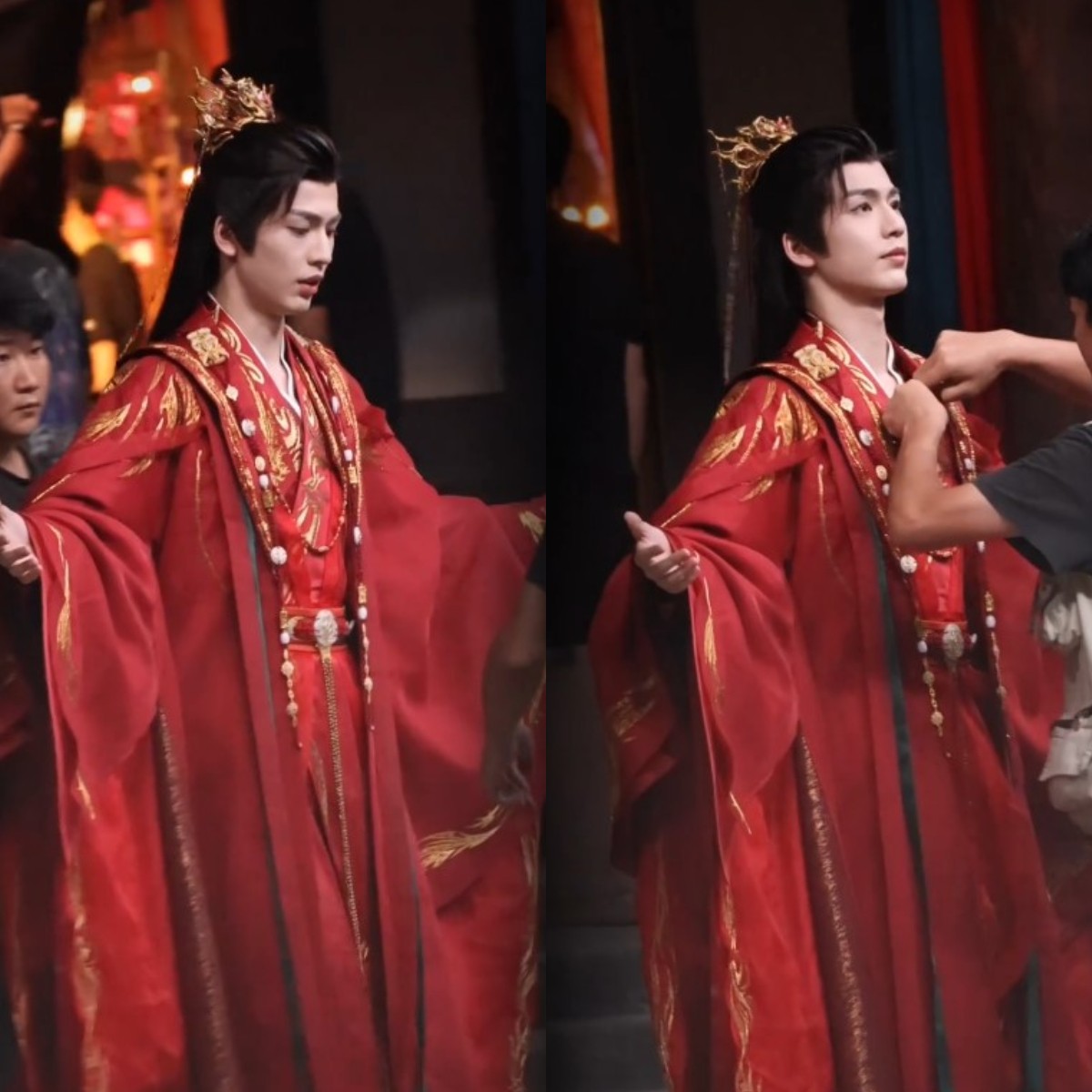 Hé lộ tạo hình đại hôn của Trương Lăng Hách trong phim 'Tứ Hải Trọng Minh'.