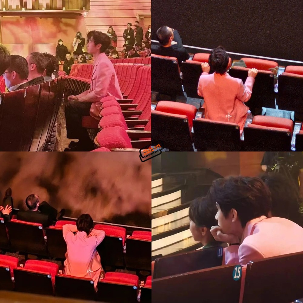 Thành Nghị ngồi một mình giữa hàng ghế khán giả tại Đêm hội tầm nhìn của TENCENT. Nam diễn viên nhận được lời khen vì ở lại đến cuối sự kiện thay vì bỏ về sớm như nhiều người khác