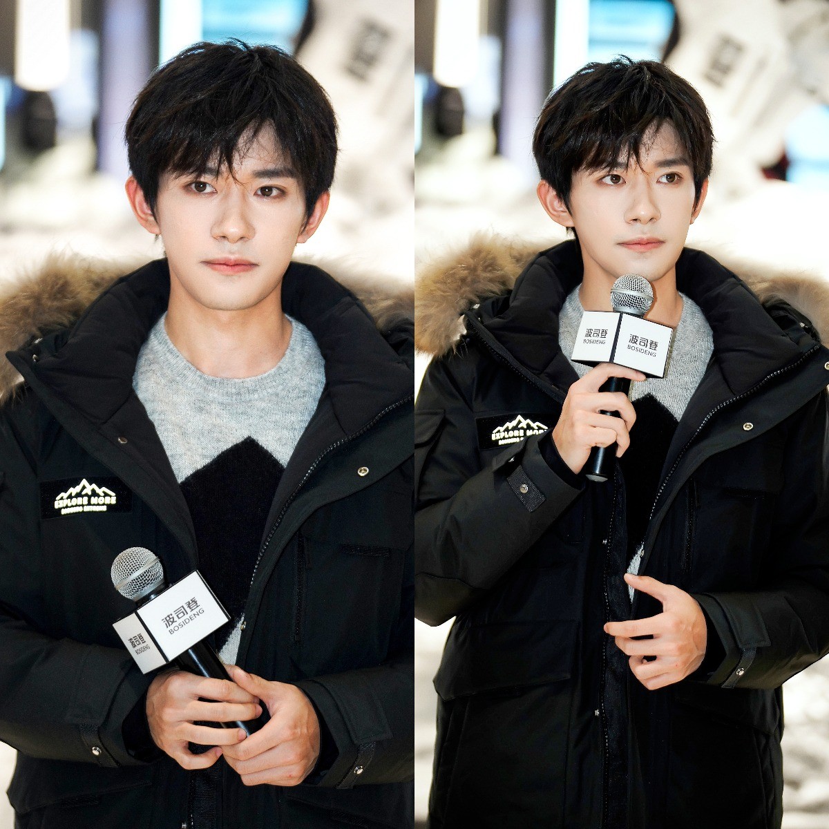 Dịch Dương Thiên Tỉ có mặt tại Hàng Châu để tham gia hoạt động của thương hiệu Bosideng.