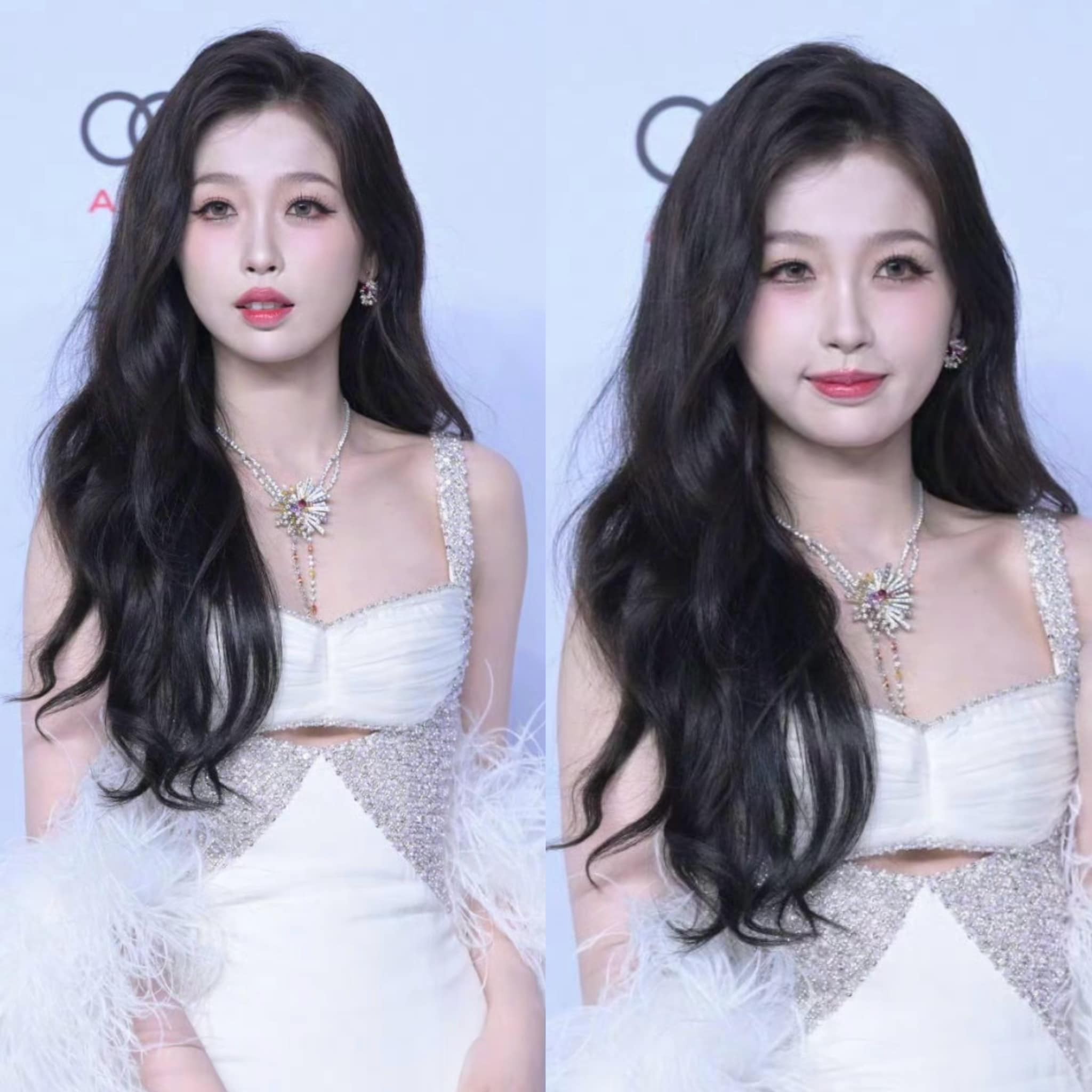 Ngu Thư Hân bị netizen chê bai bởi lớp trang điểm quá đậm, không hợp với khuôn mặt khi tham dự sự kiện của GQ