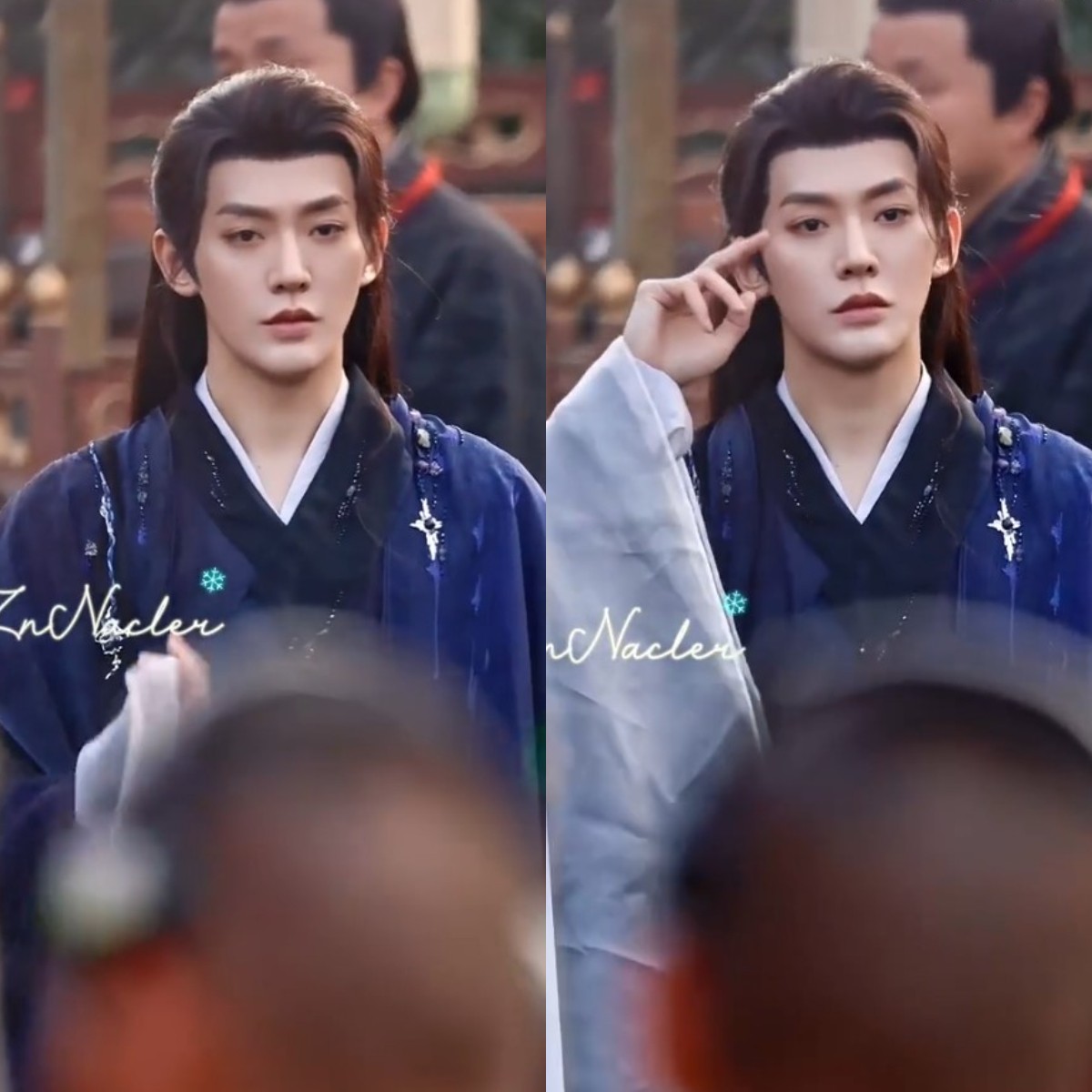 Đặng Vi trên phim trường 'Tiên Đài Hữu Thụ'.