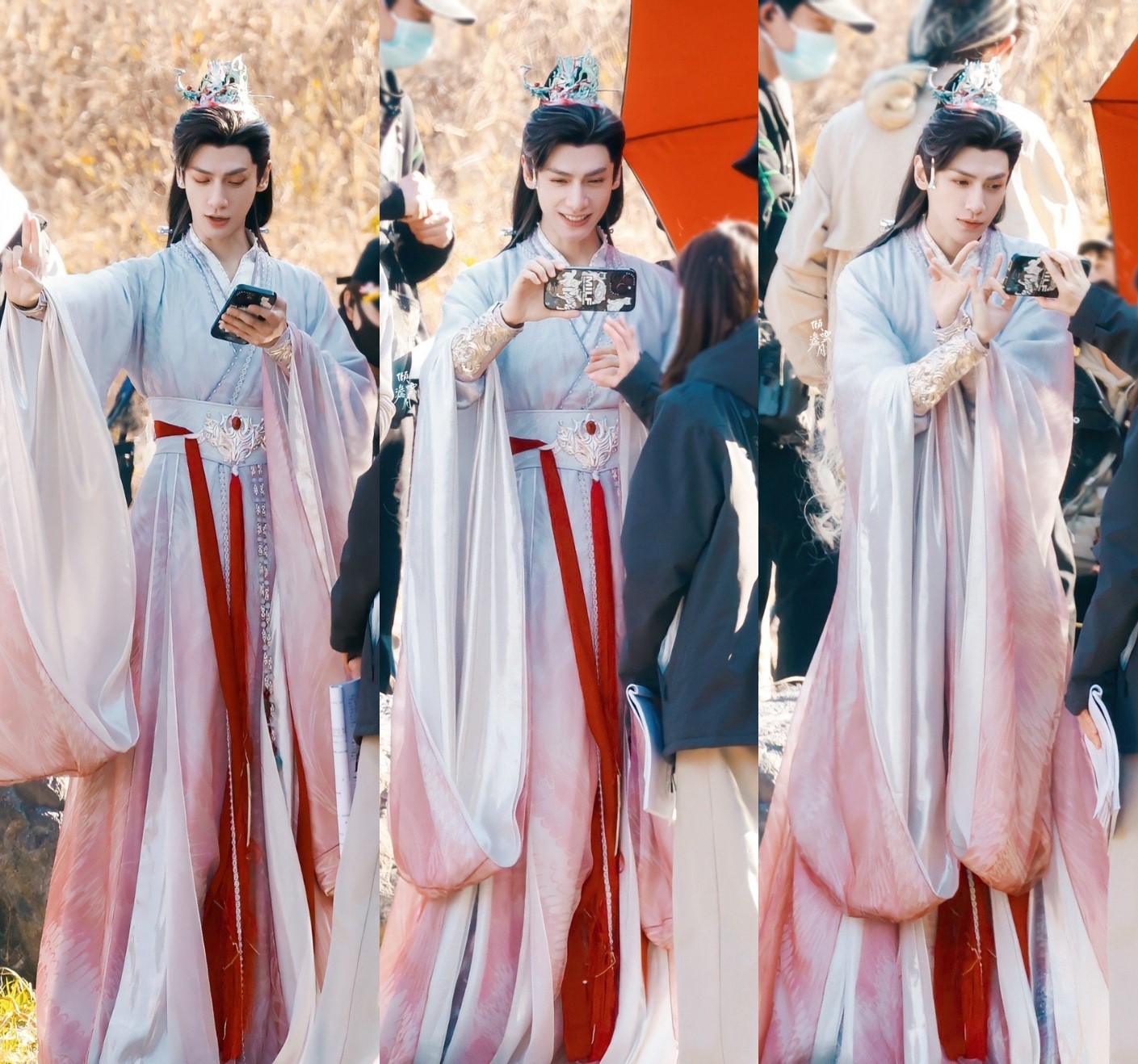 La Vân Hi trên phim trường 'Thủy Long Ngâm'.