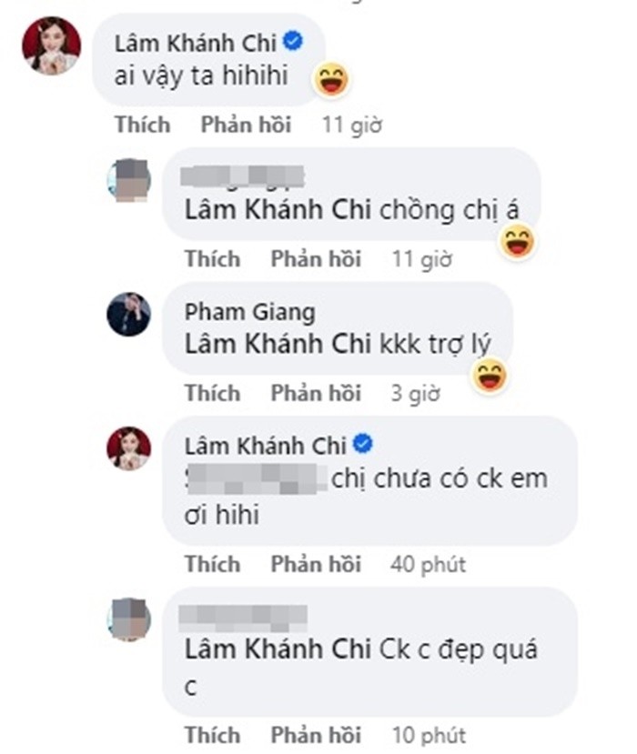 Lâm Khánh Chi làm rõ mối quan hệ hiện tại với trợ lý Phạm Giang. Lâm Khánh Chi làm rõ mối quan hệ hiện tại với trợ lý Phạm Giang.