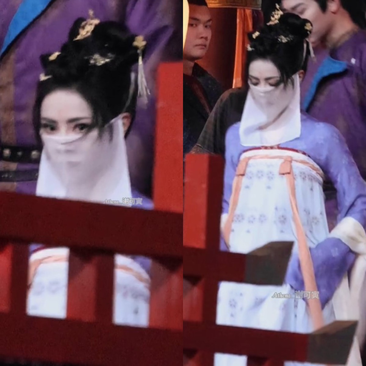 Tạo hình của Tạ Khả Dần trong phim 'Rèm Ngọc Châu Sa'.