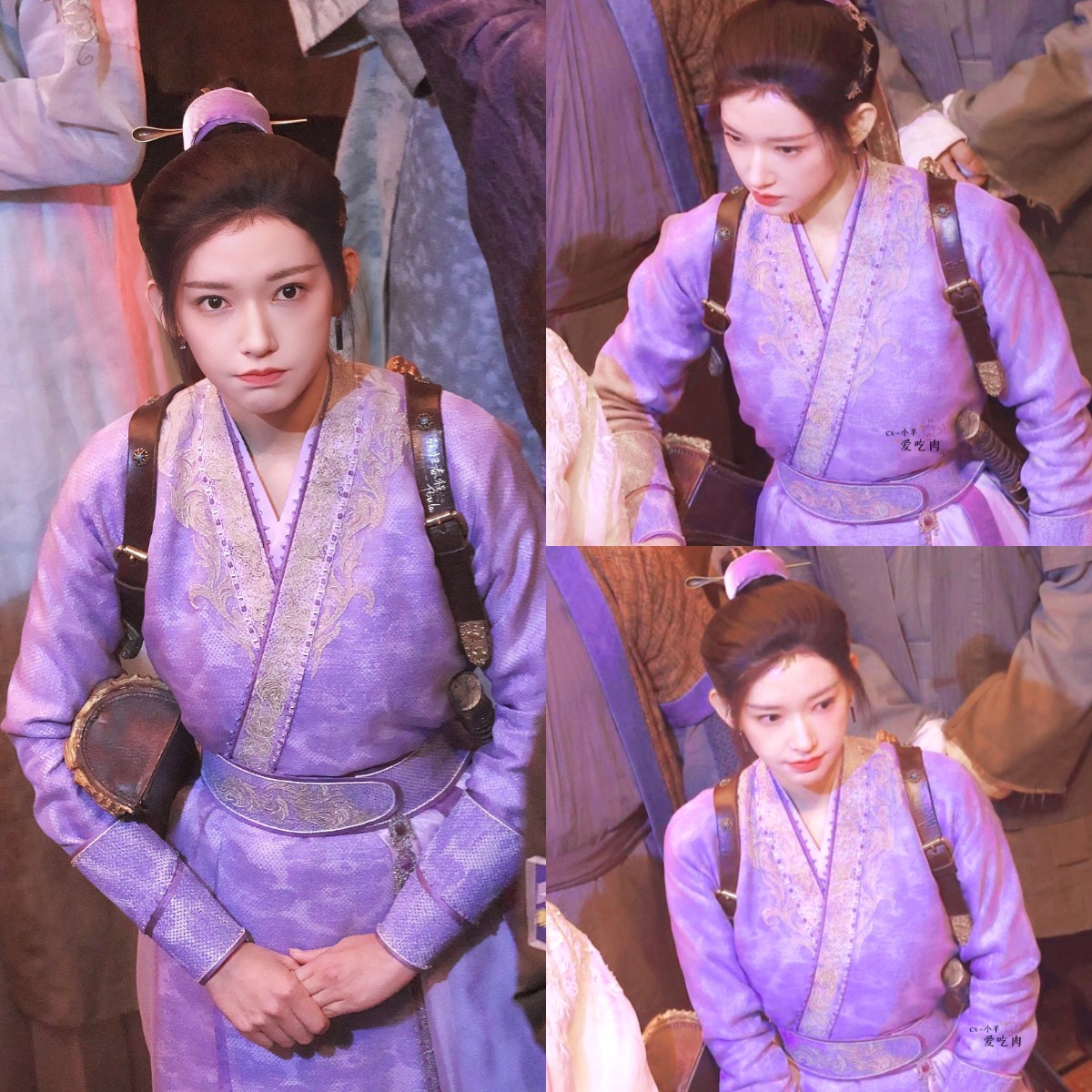 Trình Tiêu trên phim trường 'Đại Mộng Quy Ly'.