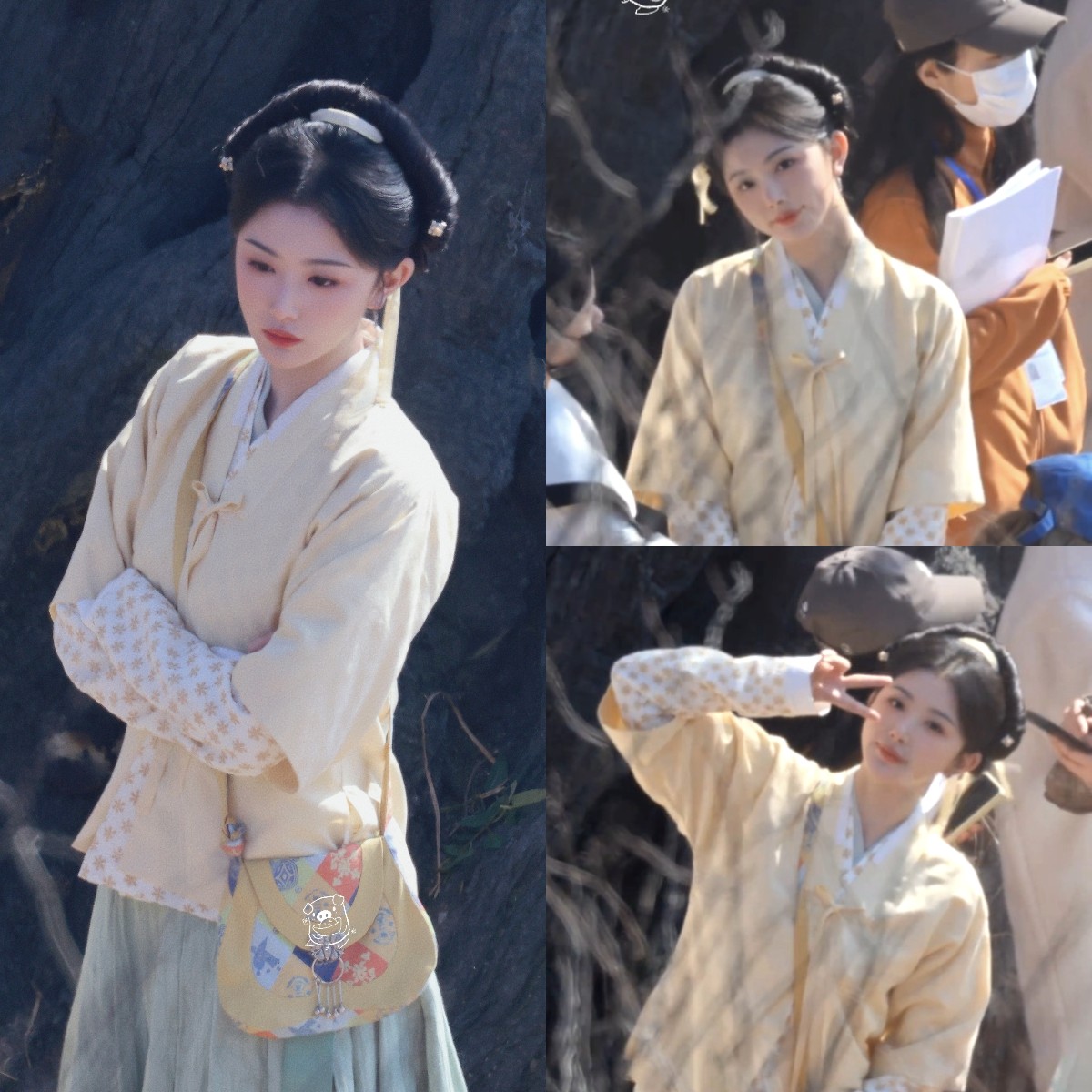 Khổng Tuyết Nhi trên phim trường 'Cửu Trùng Tử'.