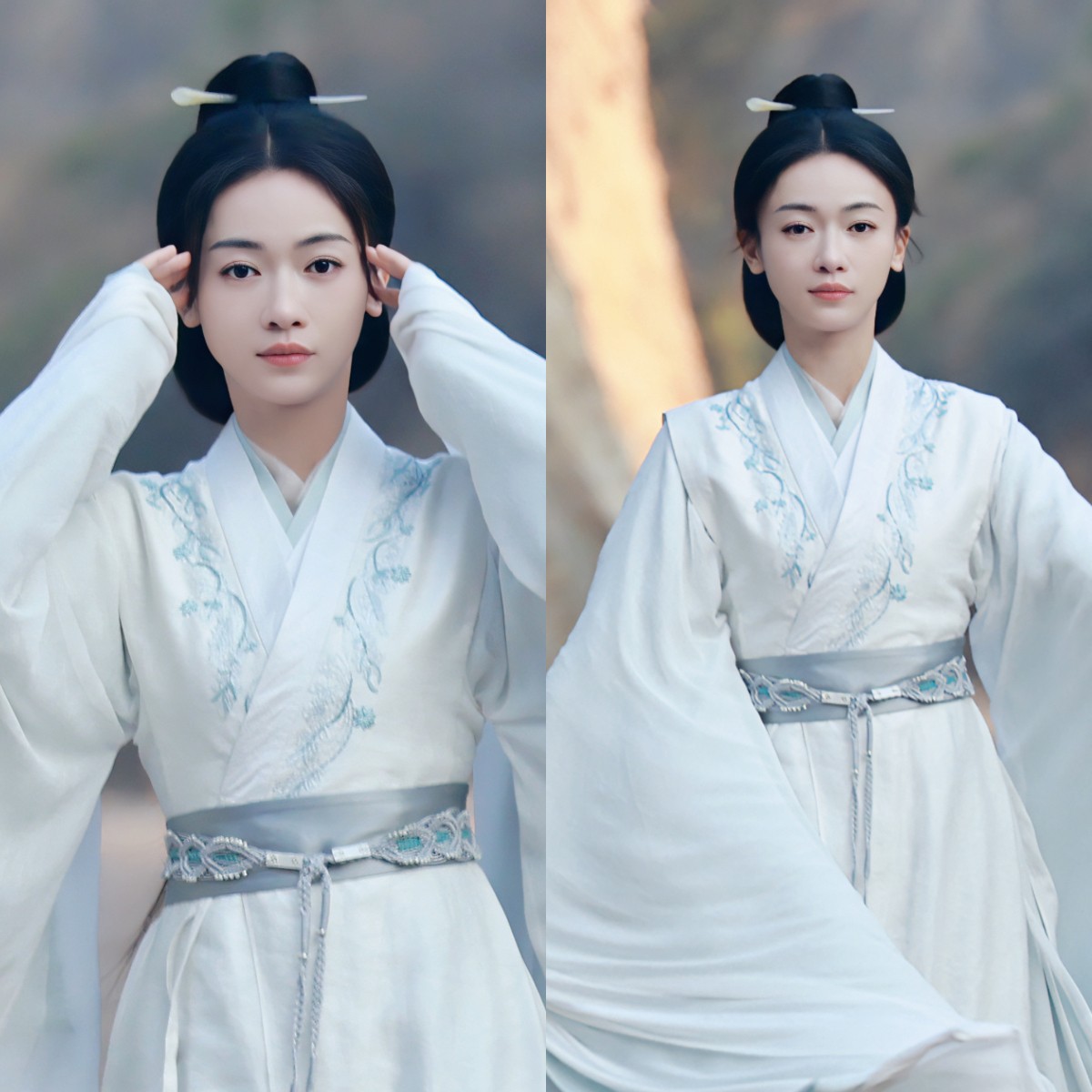 Ngô Cẩn Ngôn trên phim trường 'Xuân Hoa Yếm'.