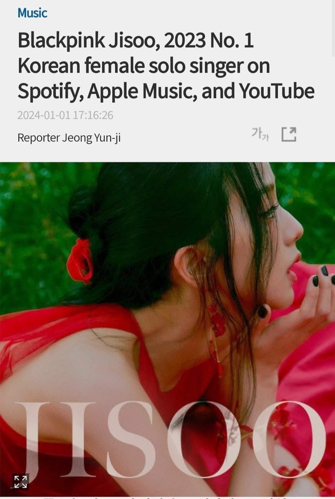 Jisoo (BLACKPINK) 'trắng tay' tại SMA khiến cộng đồng fan Kpop khó hiểu