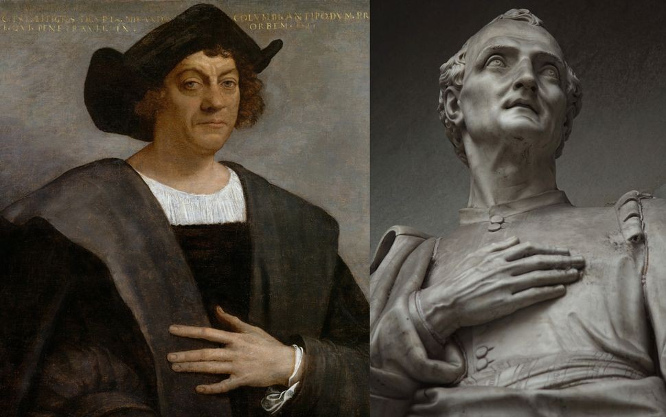Nước Mỹ không được đặt tên theo Christopher Columbus (trái) mà là Amerigo Vespucci (phải). (Ảnh: Shutterstock)
