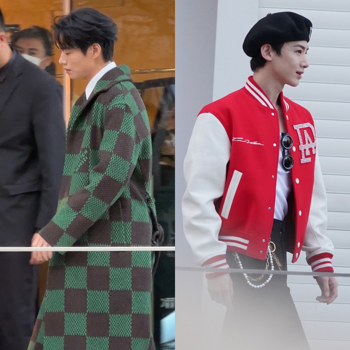 Tạo hình của Ngụy Đại Huân và Bạch Kính Đình cho sự kiện của thương hiệu LV.