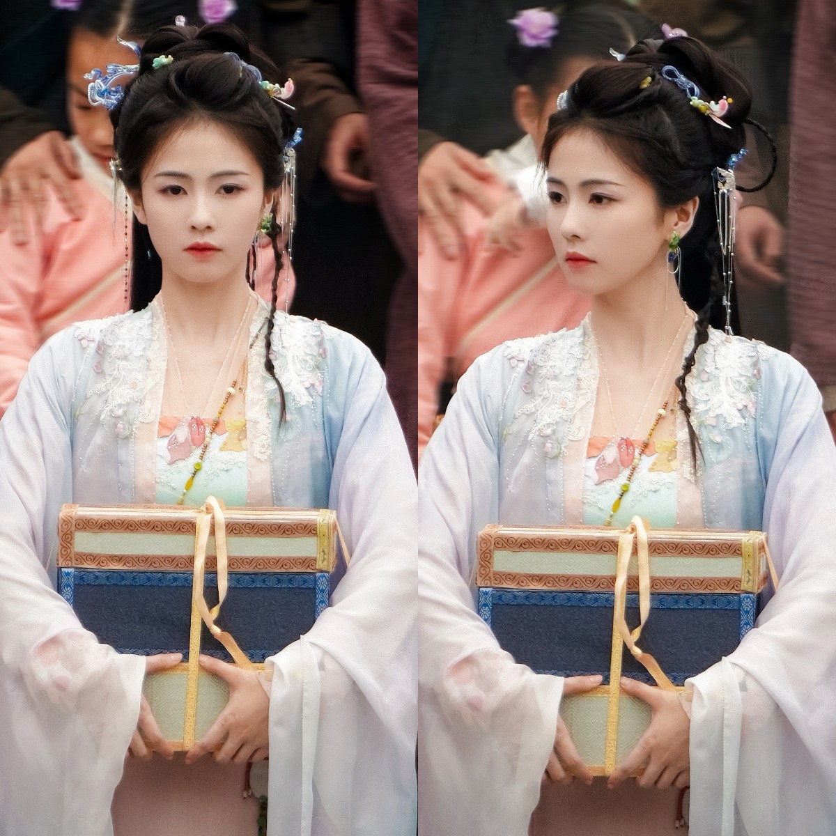 Bạch Lộc trên phim trường 'Bạch Nguyệt Phạn Tinh'.