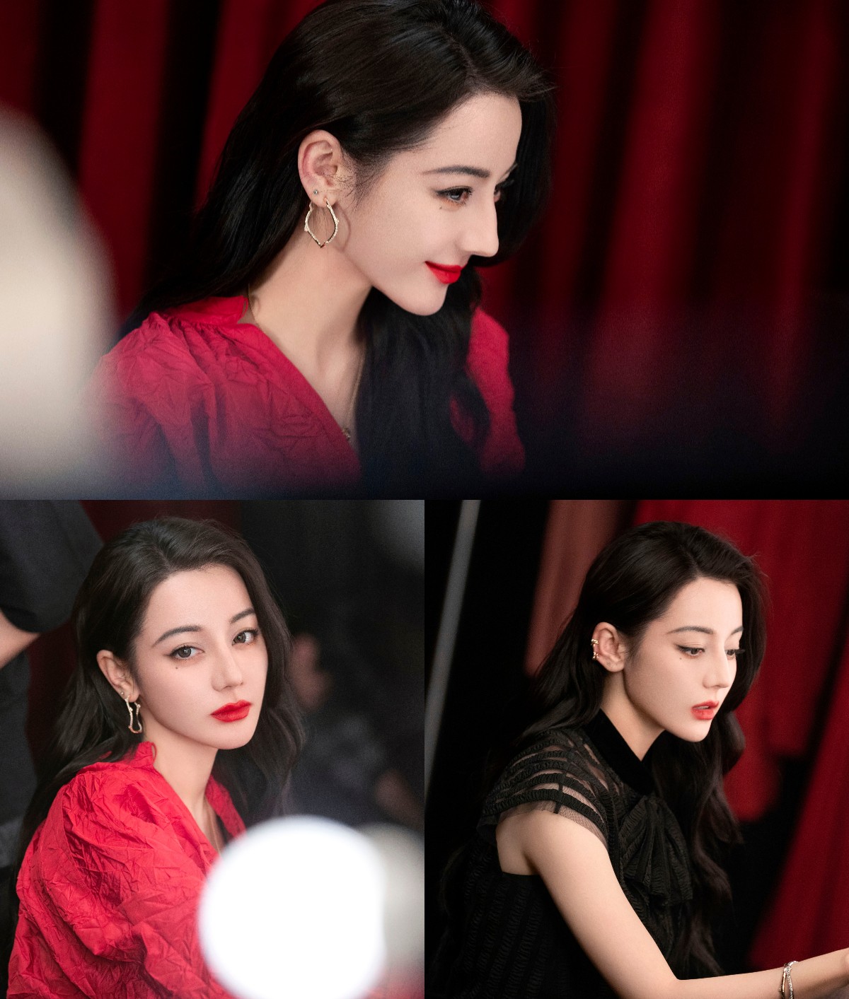 Địch Lệ Nhiệt Ba 'slay' trong hậu trường quay quảng cáo cho thương hiệu Dior.