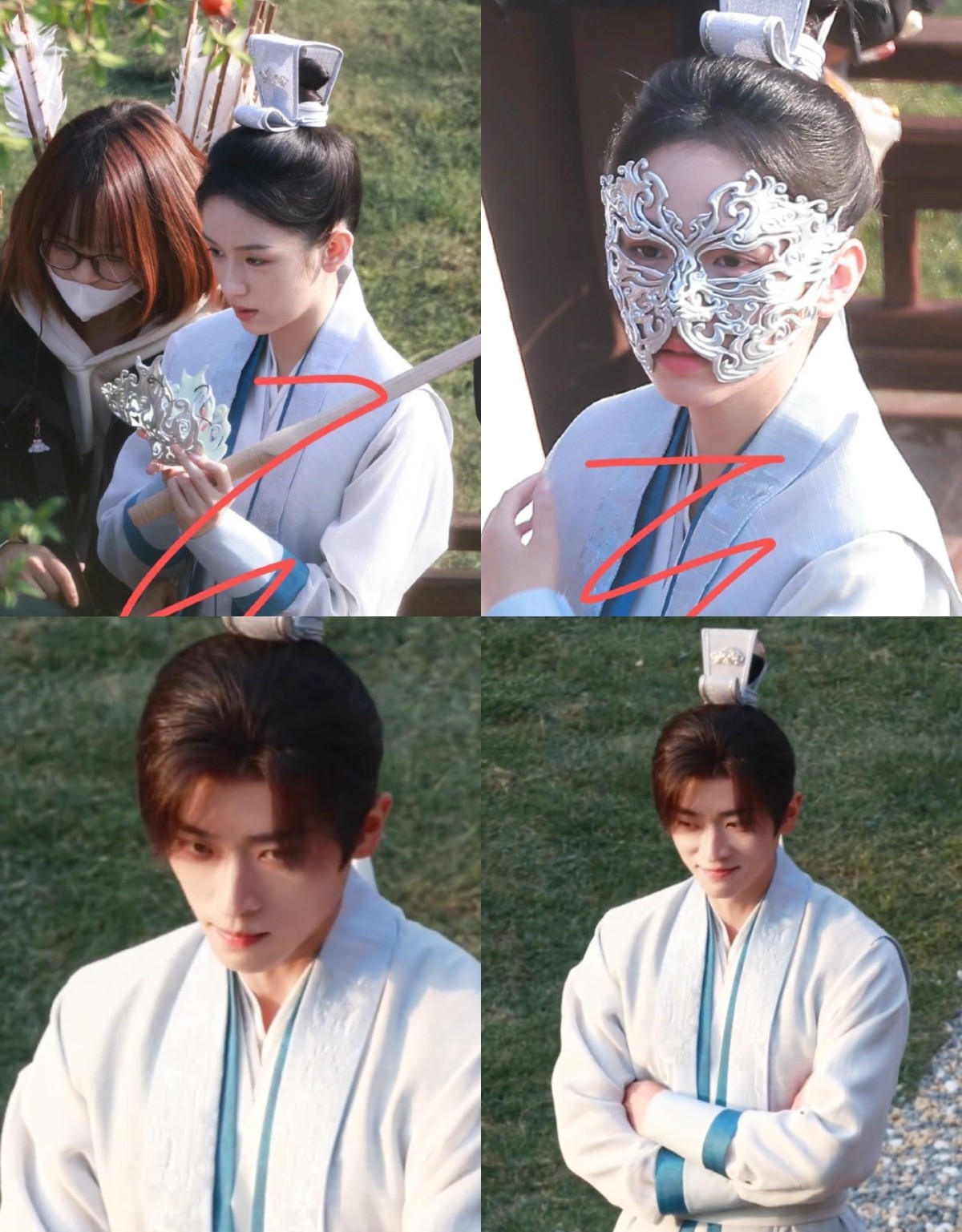 Tạo hình mới của Châu Dã và Thừa Lỗi trong 'Cẩm Nguyệt Như Ca'.