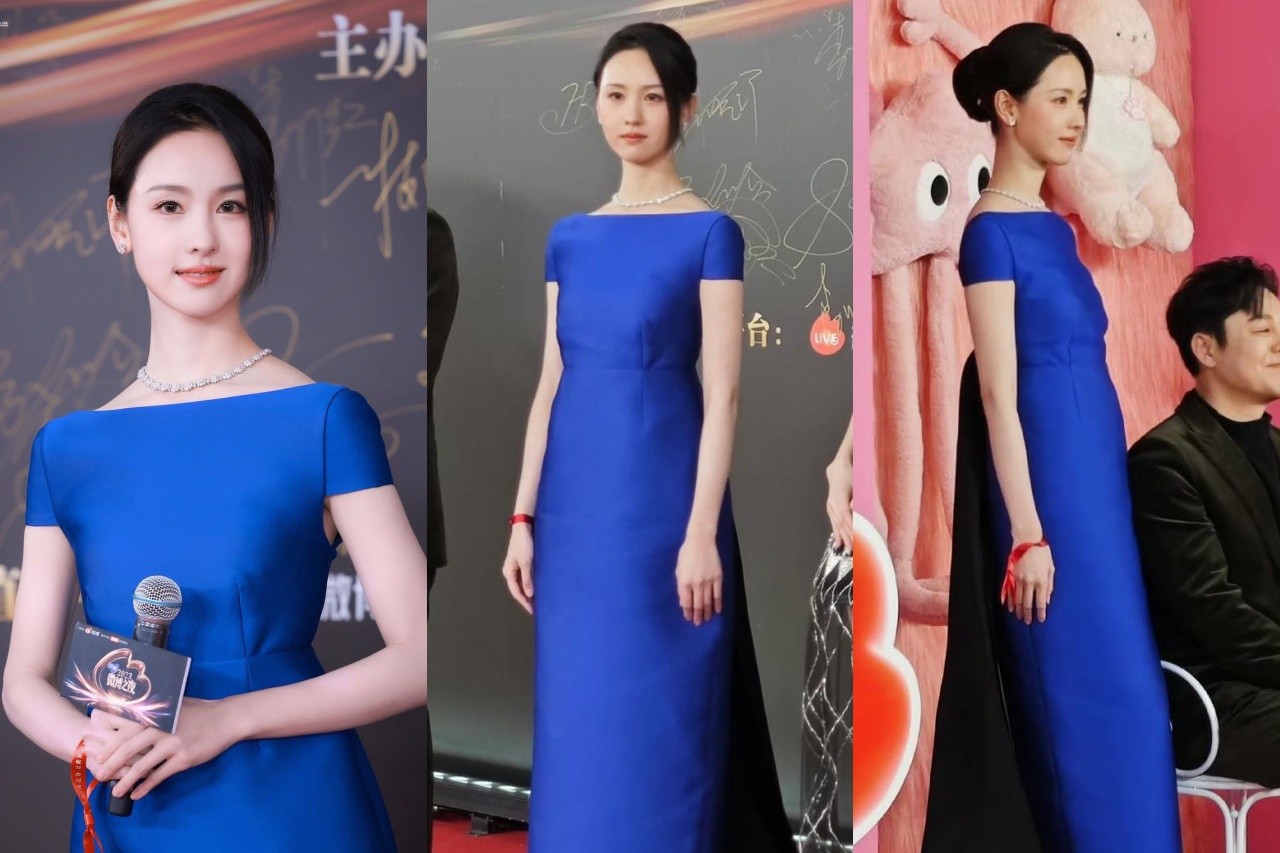 Tạo hình của Trần Đô Linh trên thảm đỏ Đêm hội Weibo bị netizen chê bai thậm tệ. Chiếc váy xanh này đã che đi toàn bộ đường cong cơ thể, khiến nữ diễn viên trông như vừa tăng vài cân.
