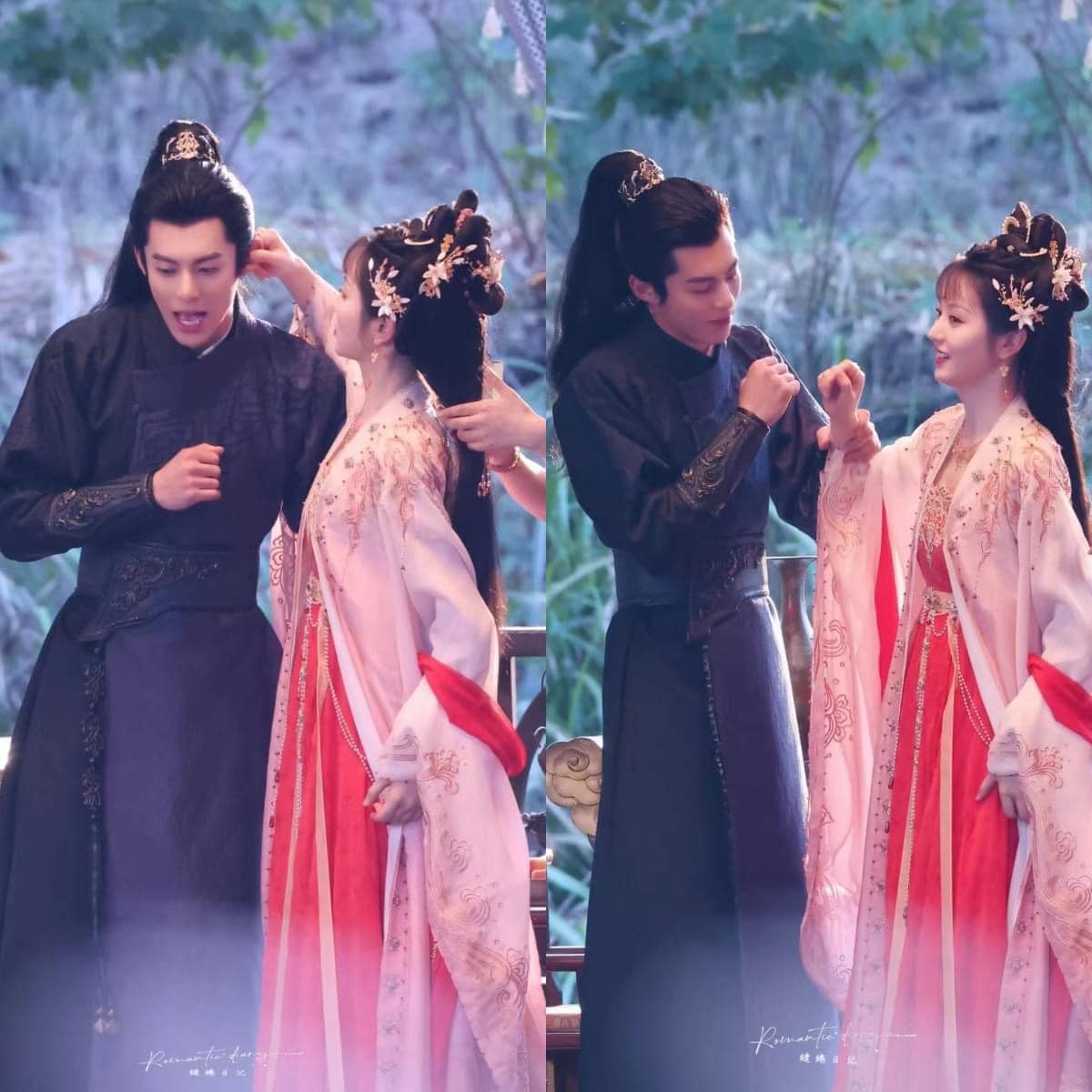 Một phân cảnh dễ thương của Vương Hạc Đệ và Điền Hi Vi trong Đại Phụng Đả Canh Nhân